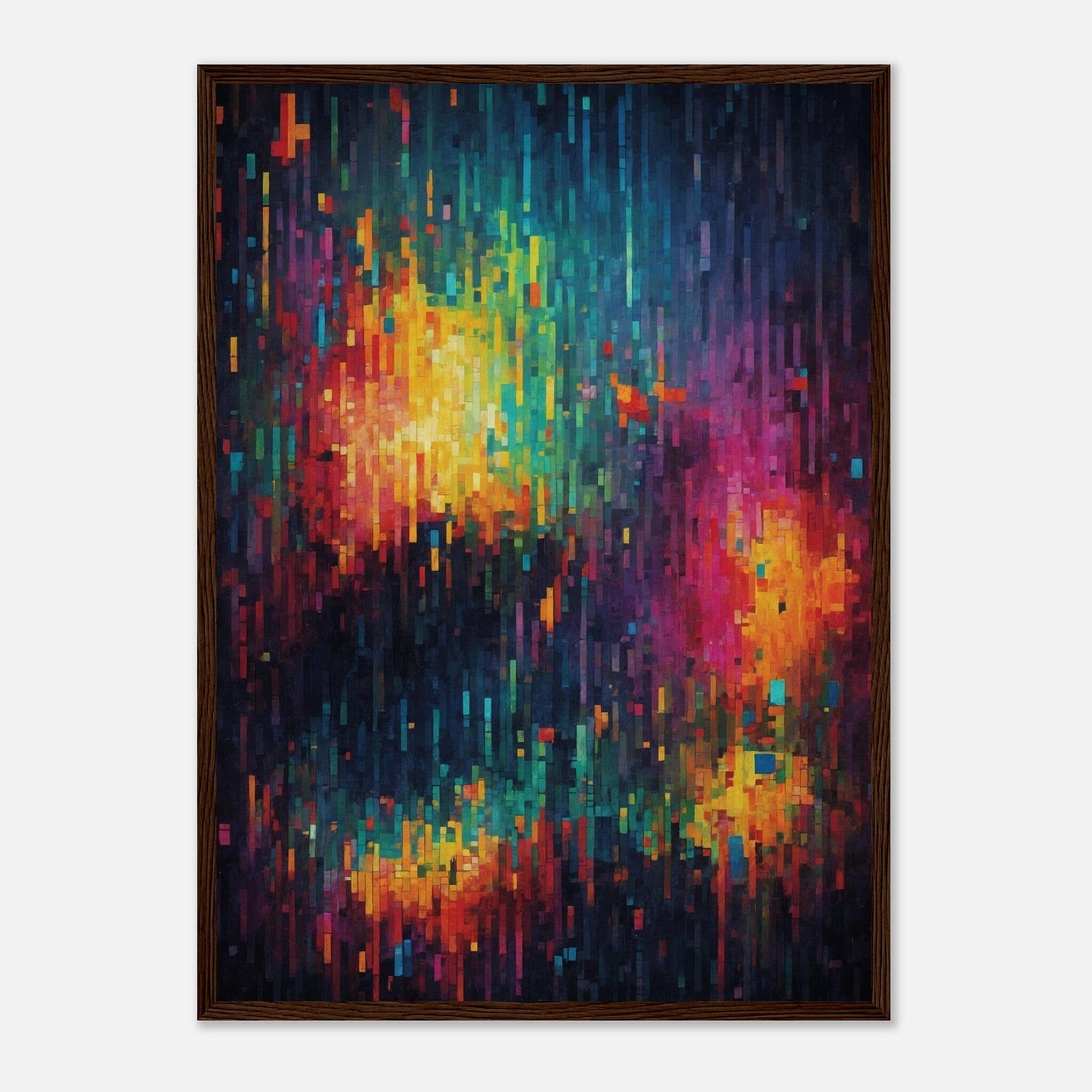 Premium Matte Paper Wooden Framed Poster - Exklusive Kunst in stilvollen Holzrahmen Print Material Modern Masterpieces 50x70 cm / 20x28″ Dark wood frame 