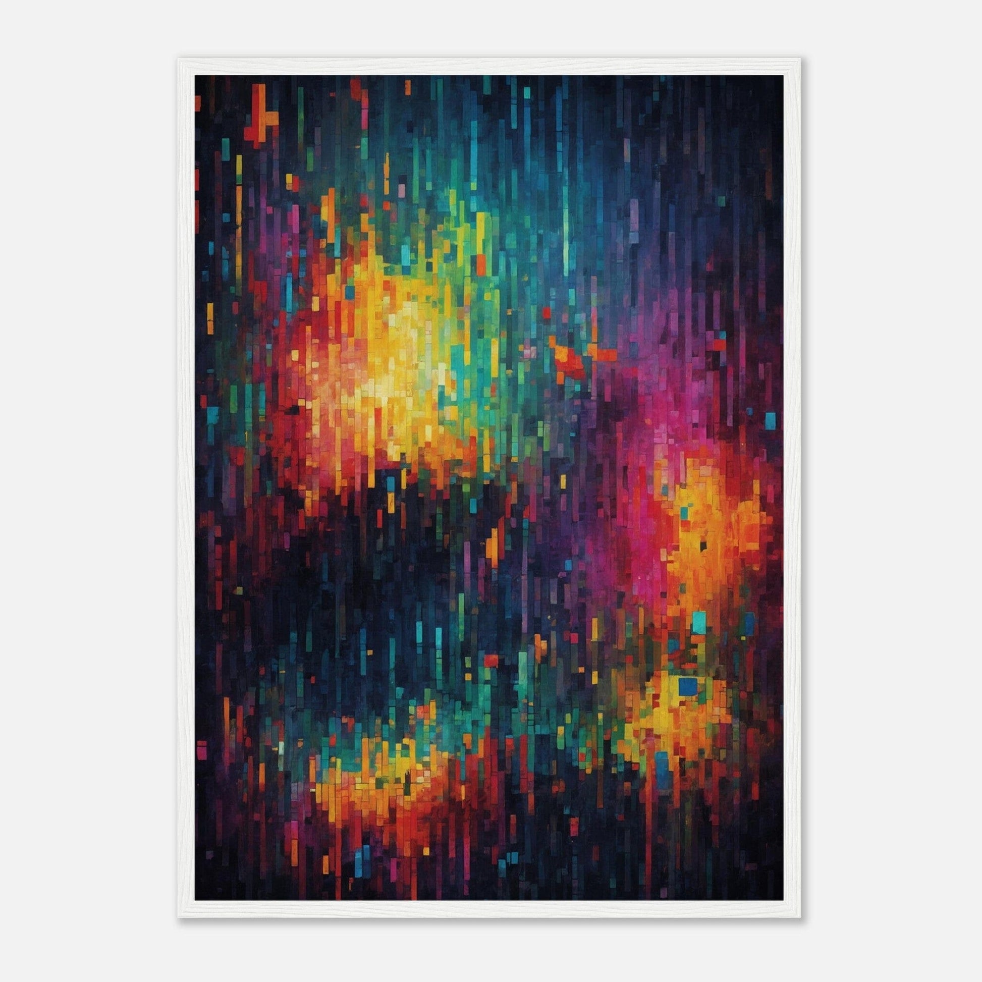 Premium Matte Paper Wooden Framed Poster - Exklusive Kunst in stilvollen Holzrahmen Print Material Modern Masterpieces 50x70 cm / 20x28″ White frame 