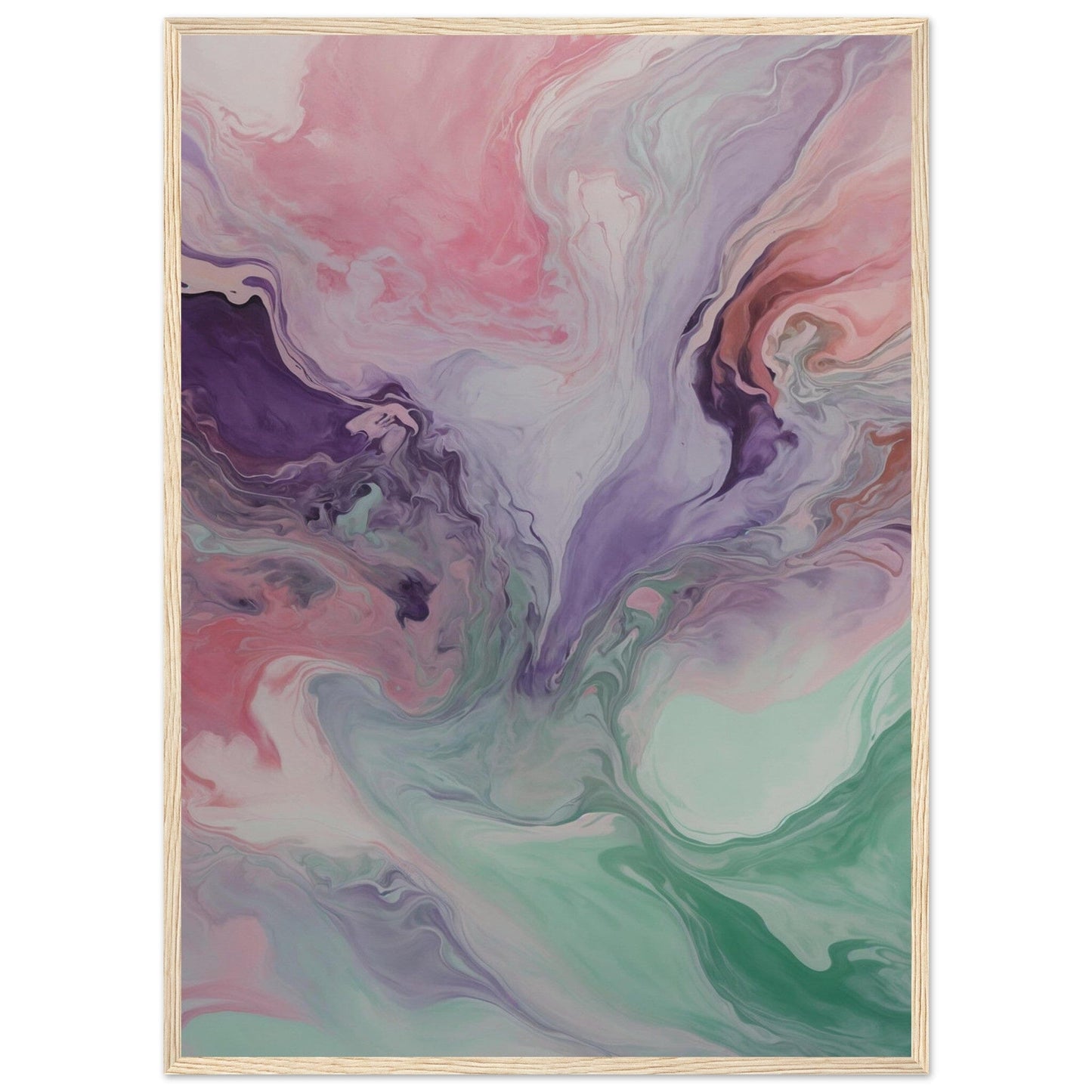 Premium Matte Paper Wooden Framed Poster - Exklusive Kunst in stilvollen Holzrahmen Print Material Modern Masterpieces 50x70 cm / 20x28″ Wood frame 