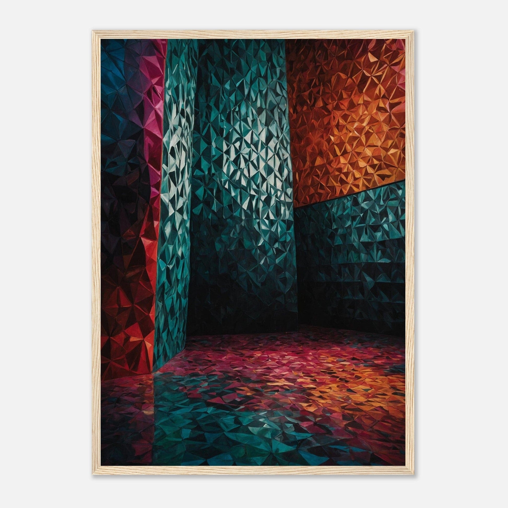 Premium Matte Paper Wooden Framed Poster - Exklusive Kunst in stilvollen Holzrahmen Print Material Modern Masterpieces 50x70 cm / 20x28″ Wood frame 