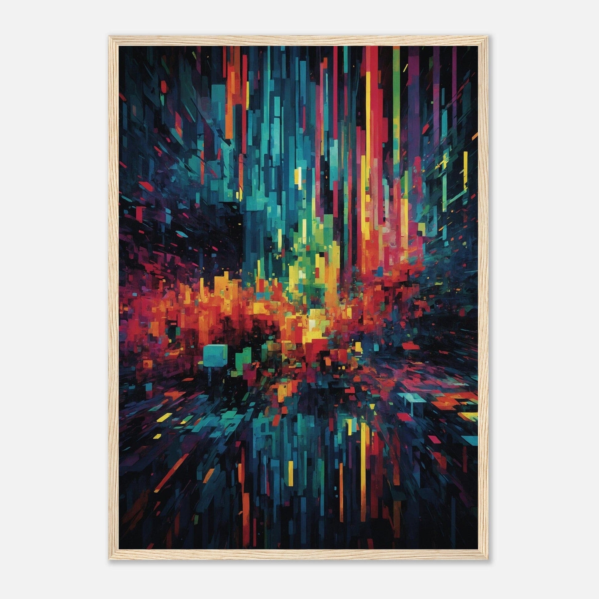 Premium Matte Paper Wooden Framed Poster - Exklusive Kunst in stilvollen Holzrahmen Print Material Modern Masterpieces 50x70 cm / 20x28″ Wood frame 