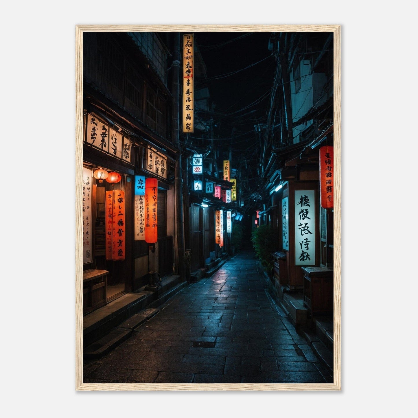 Premium Matte Paper Wooden Framed Poster - Exklusive Kunst in stilvollen Holzrahmen Print Material Modern Masterpieces 50x70 cm / 20x28″ Wood frame 