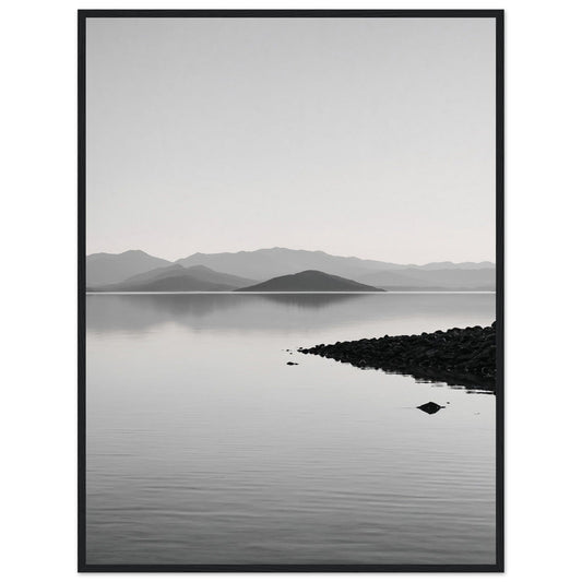 Premium Matte Paper Wooden Framed Poster - Exklusive Kunst in stilvollen Holzrahmen Print Material Modern Masterpieces 60x80 cm / 24x32″ Black frame 