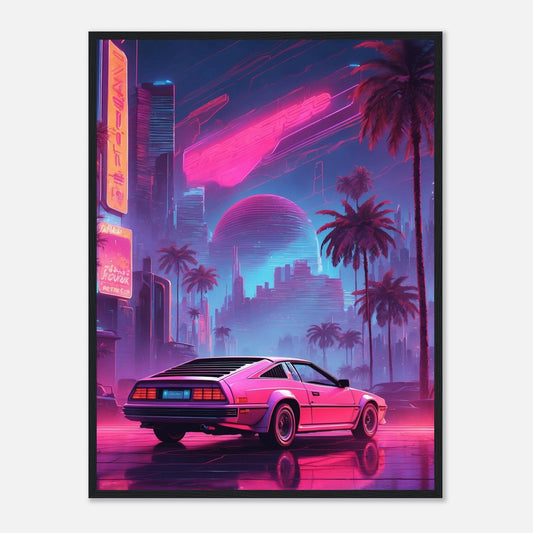 Premium Matte Paper Wooden Framed Poster - Exklusive Kunst in stilvollen Holzrahmen Print Material Modern Masterpieces 60x80 cm / 24x32″ Black frame 