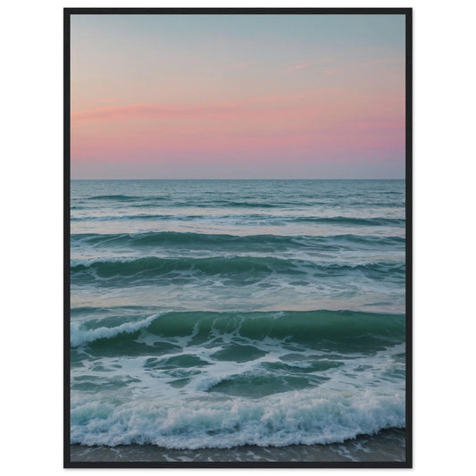 Premium Matte Paper Wooden Framed Poster - Exklusive Kunst in stilvollen Holzrahmen Print Material Modern Masterpieces 60x80 cm / 24x32″ Black frame 