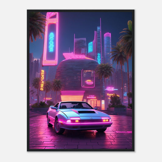Premium Matte Paper Wooden Framed Poster - Exklusive Kunst in stilvollen Holzrahmen Print Material Modern Masterpieces 60x80 cm / 24x32″ Black frame 