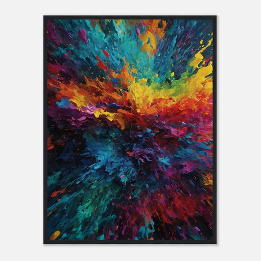 Premium Matte Paper Wooden Framed Poster - Exklusive Kunst in stilvollen Holzrahmen Print Material Modern Masterpieces 60x80 cm / 24x32″ Black frame 