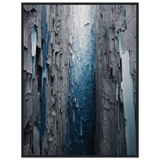 Premium Matte Paper Wooden Framed Poster - Exklusive Kunst in stilvollen Holzrahmen Print Material Modern Masterpieces 60x80 cm / 24x32″ Black frame 