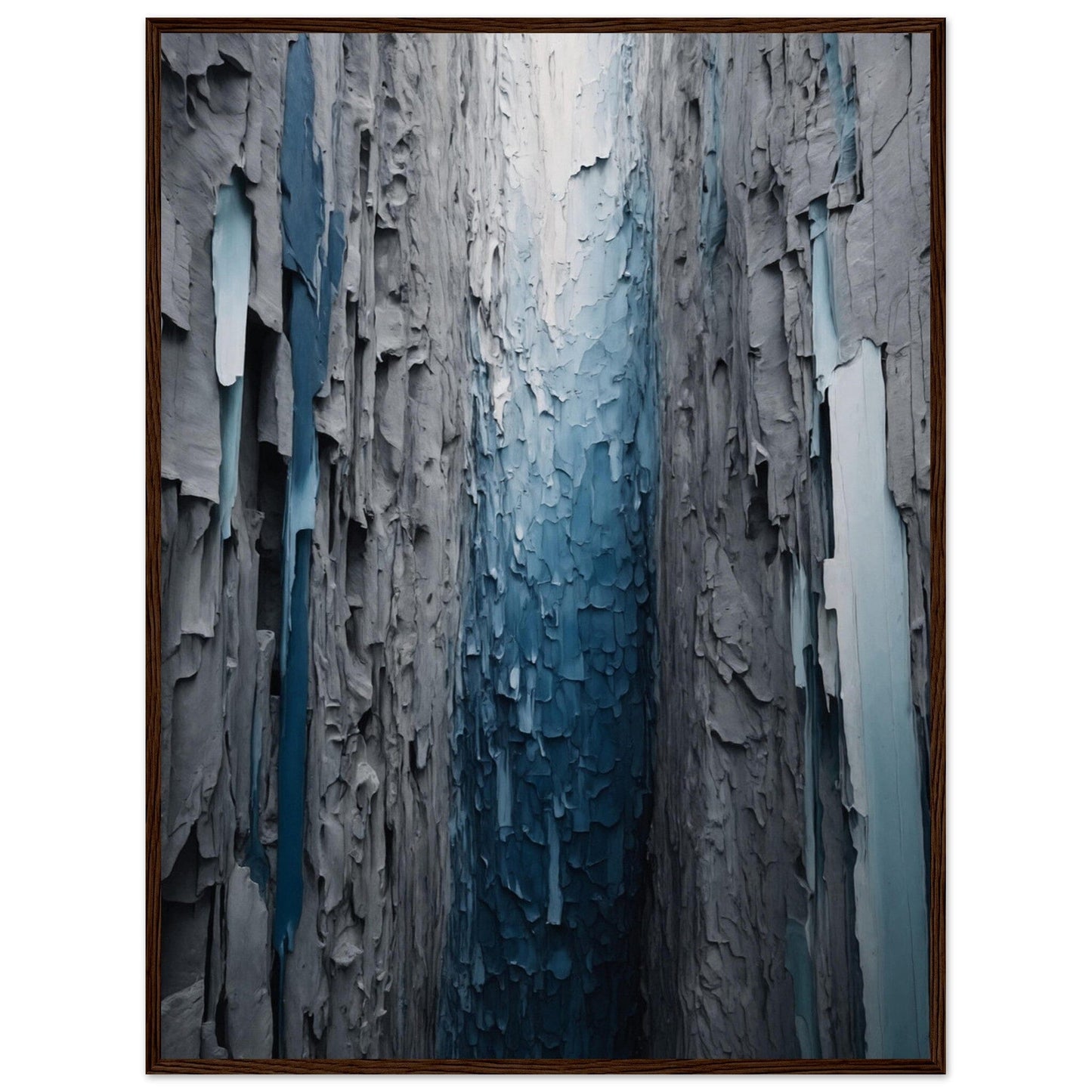 Premium Matte Paper Wooden Framed Poster - Exklusive Kunst in stilvollen Holzrahmen Print Material Modern Masterpieces 60x80 cm / 24x32″ Dark wood frame 
