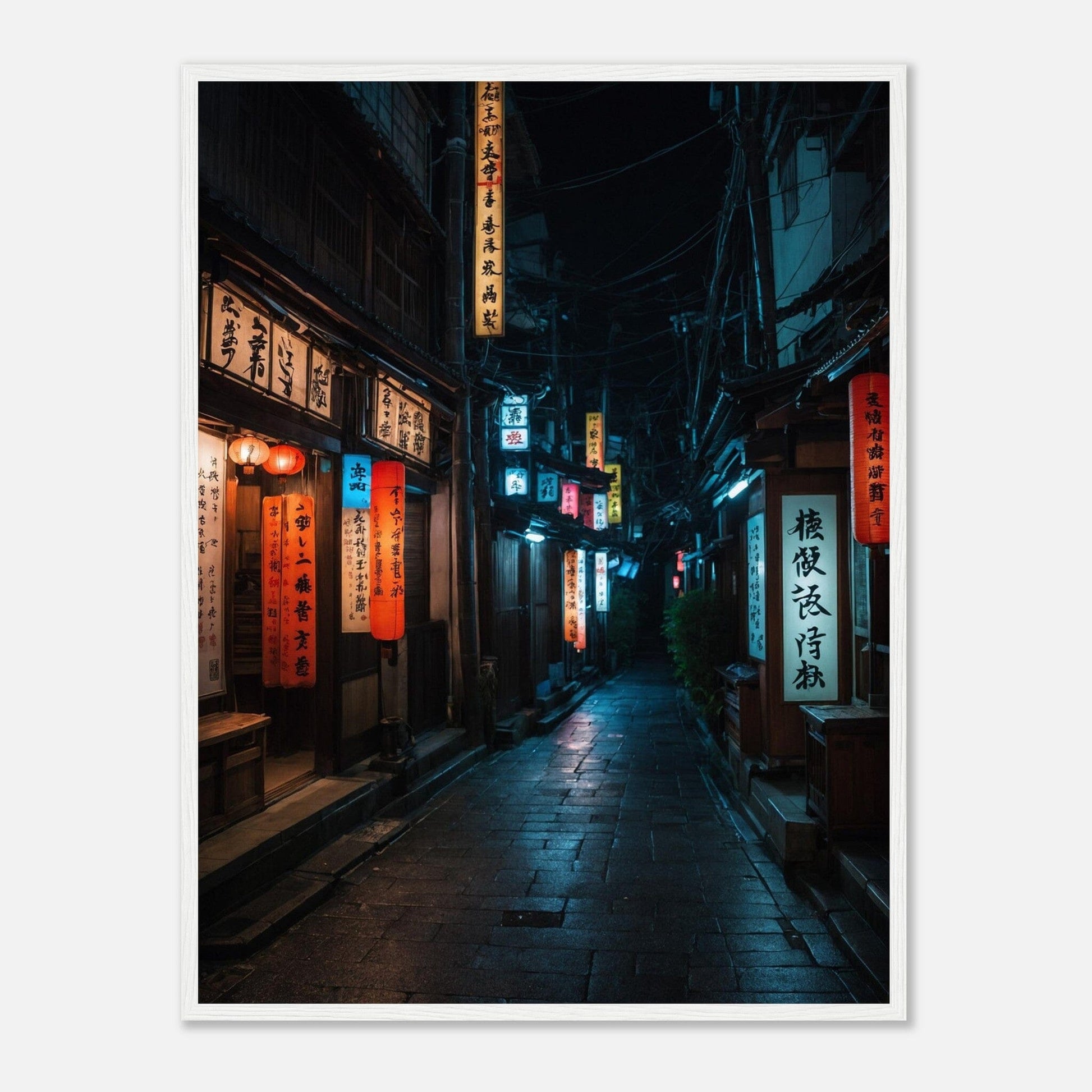 Premium Matte Paper Wooden Framed Poster - Exklusive Kunst in stilvollen Holzrahmen Print Material Modern Masterpieces 60x80 cm / 24x32″ White frame 