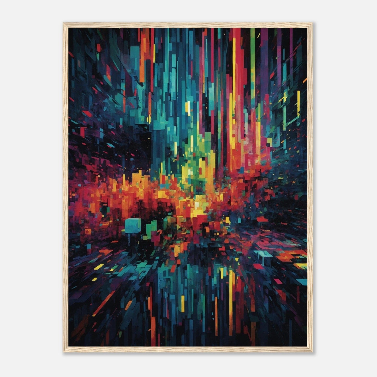 Premium Matte Paper Wooden Framed Poster - Exklusive Kunst in stilvollen Holzrahmen Print Material Modern Masterpieces 60x80 cm / 24x32″ Wood frame 