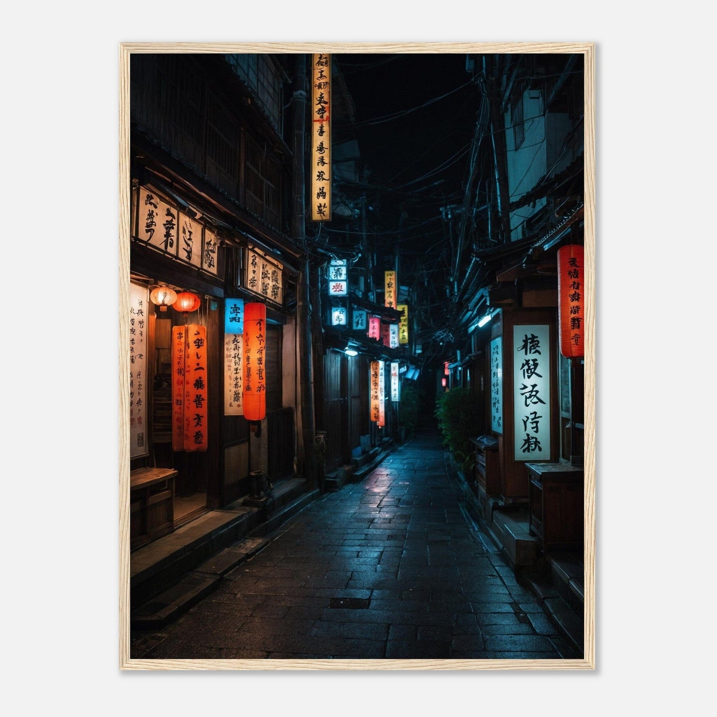Premium Matte Paper Wooden Framed Poster - Exklusive Kunst in stilvollen Holzrahmen Print Material Modern Masterpieces 60x80 cm / 24x32″ Wood frame 