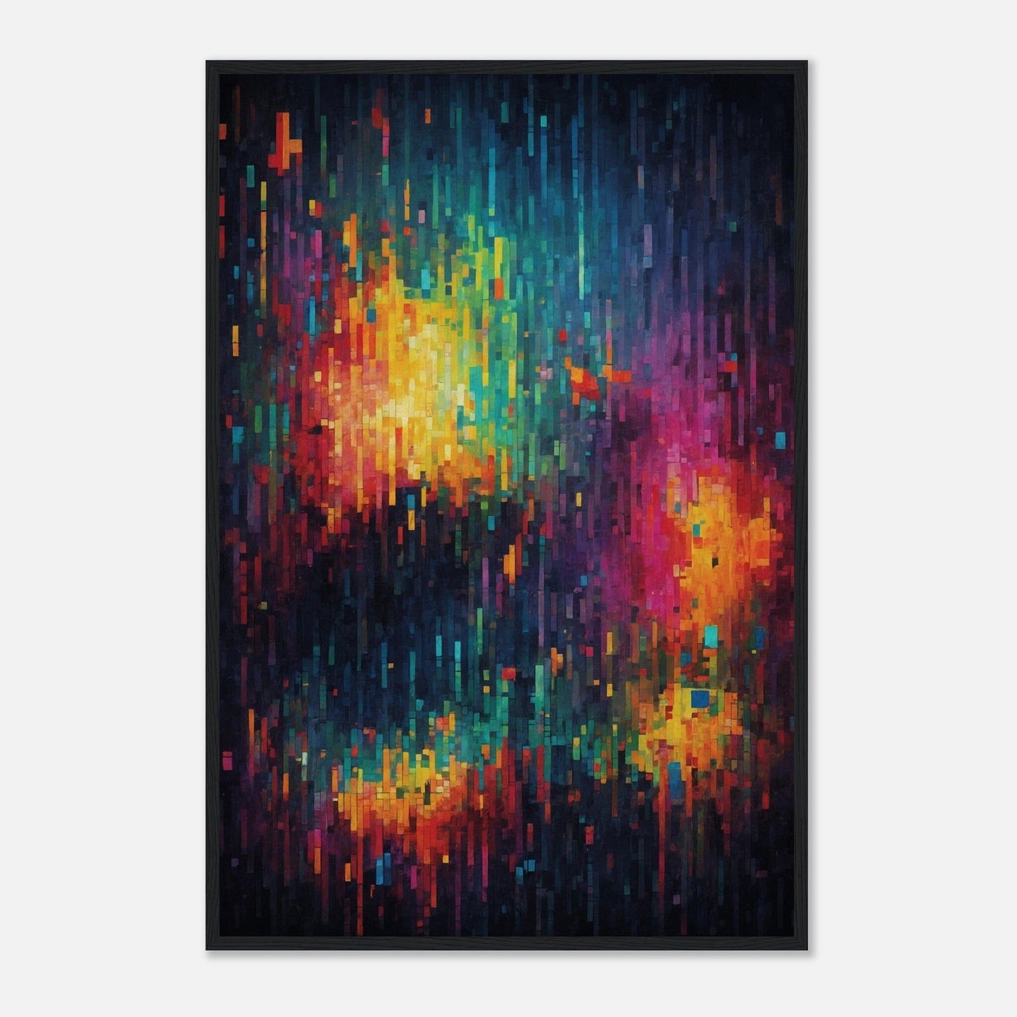 Premium Matte Paper Wooden Framed Poster - Exklusive Kunst in stilvollen Holzrahmen Print Material Modern Masterpieces 60x90 cm / 24x36″ Black frame 