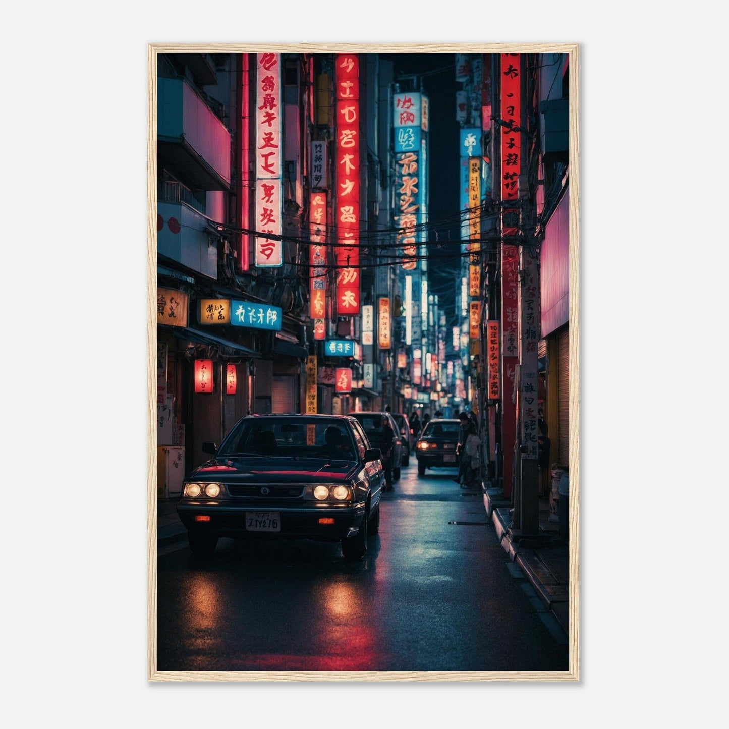 Premium Matte Paper Wooden Framed Poster - Exklusive Kunst in stilvollen Holzrahmen Print Material Modern Masterpieces 60x90 cm / 24x36″ Wood frame 