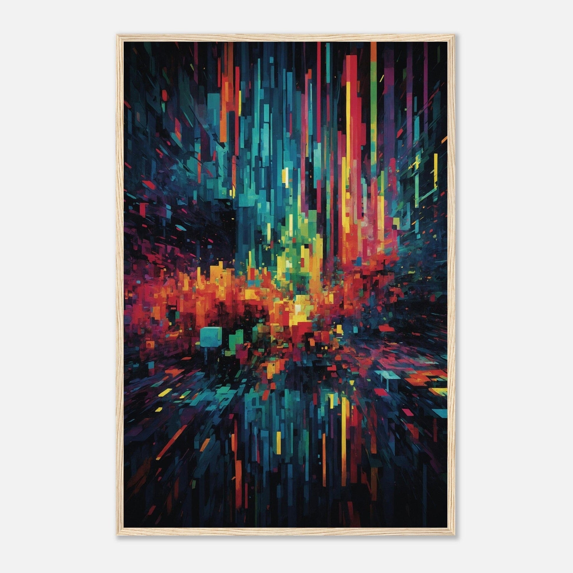 Premium Matte Paper Wooden Framed Poster - Exklusive Kunst in stilvollen Holzrahmen Print Material Modern Masterpieces 60x90 cm / 24x36″ Wood frame 