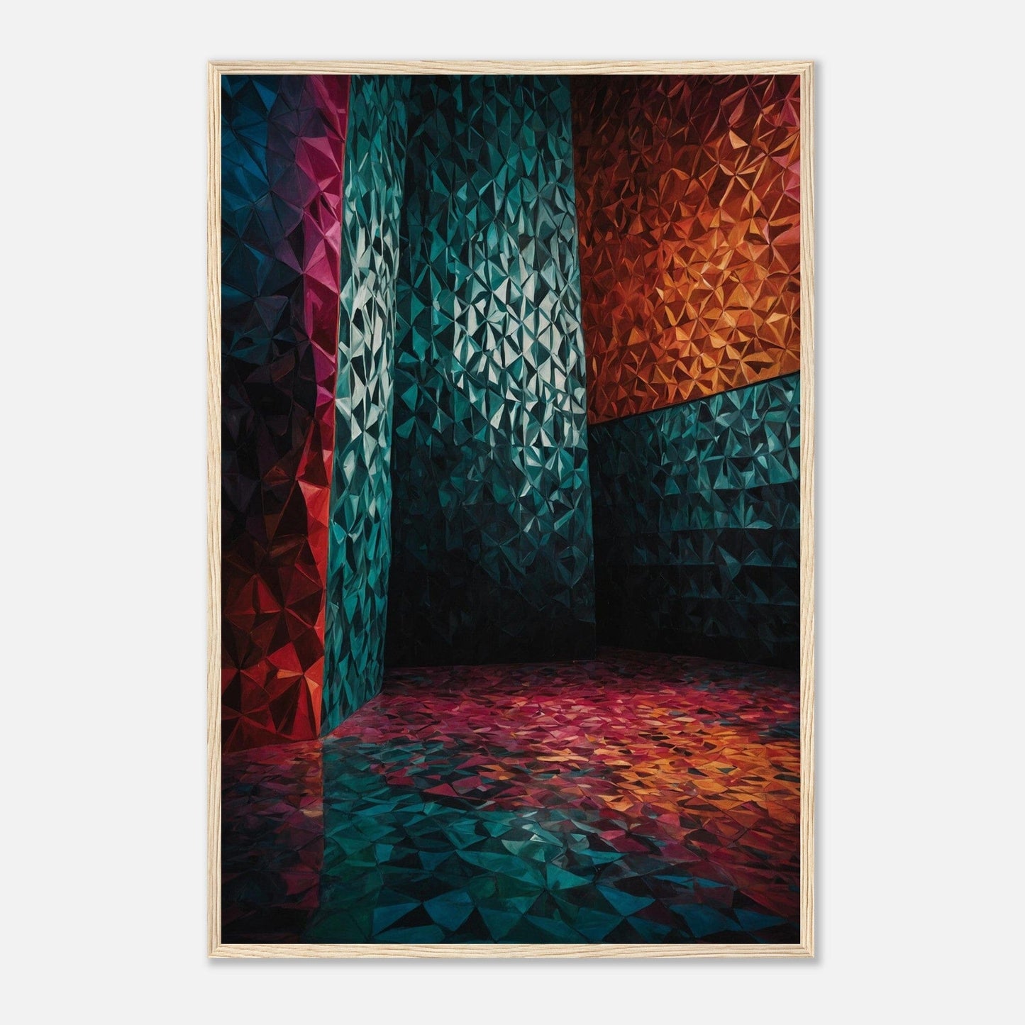 Premium Matte Paper Wooden Framed Poster - Exklusive Kunst in stilvollen Holzrahmen Print Material Modern Masterpieces 60x90 cm / 24x36″ Wood frame 