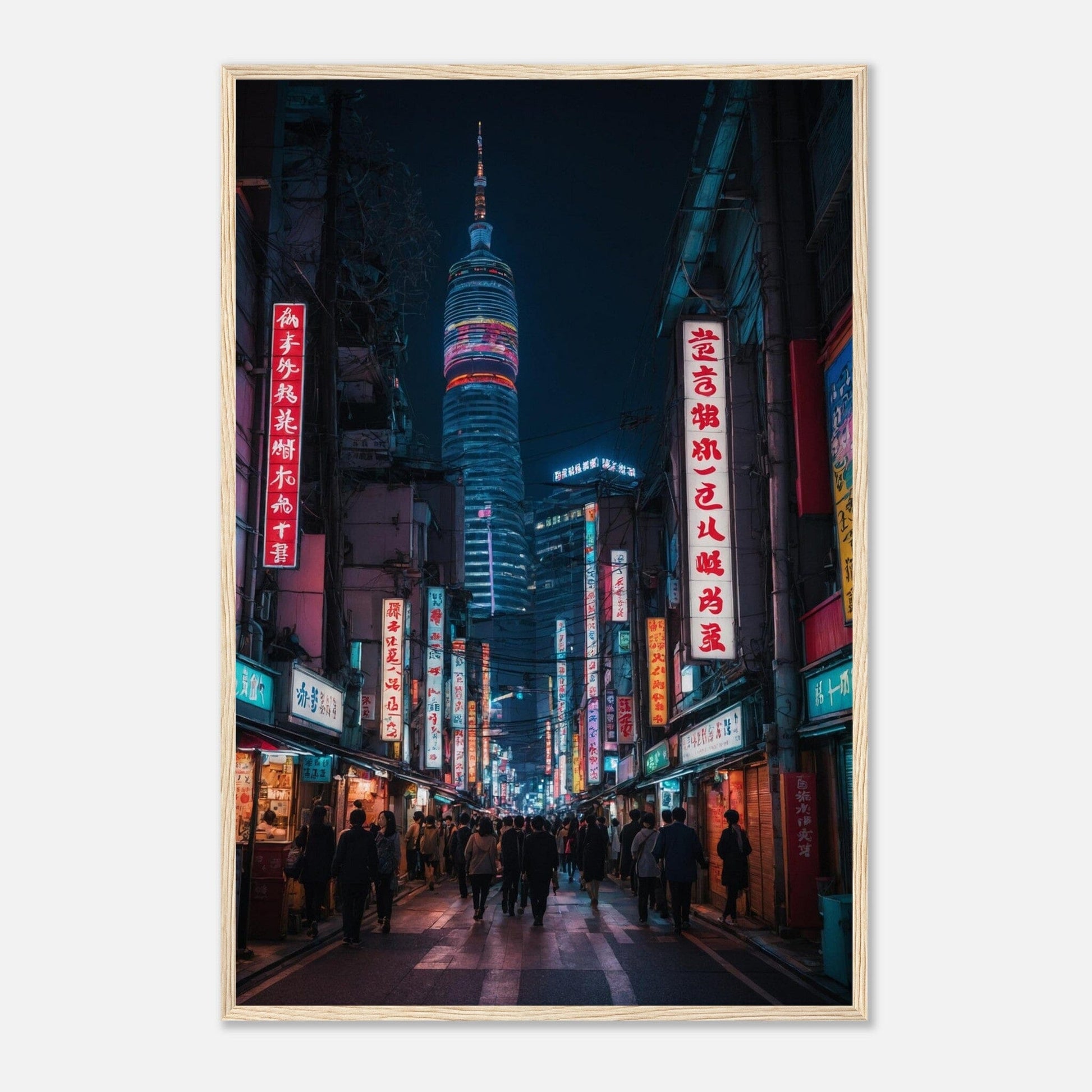 Premium Matte Paper Wooden Framed Poster - Exklusive Kunst in stilvollen Holzrahmen Print Material Modern Masterpieces 60x90 cm / 24x36″ Wood frame 