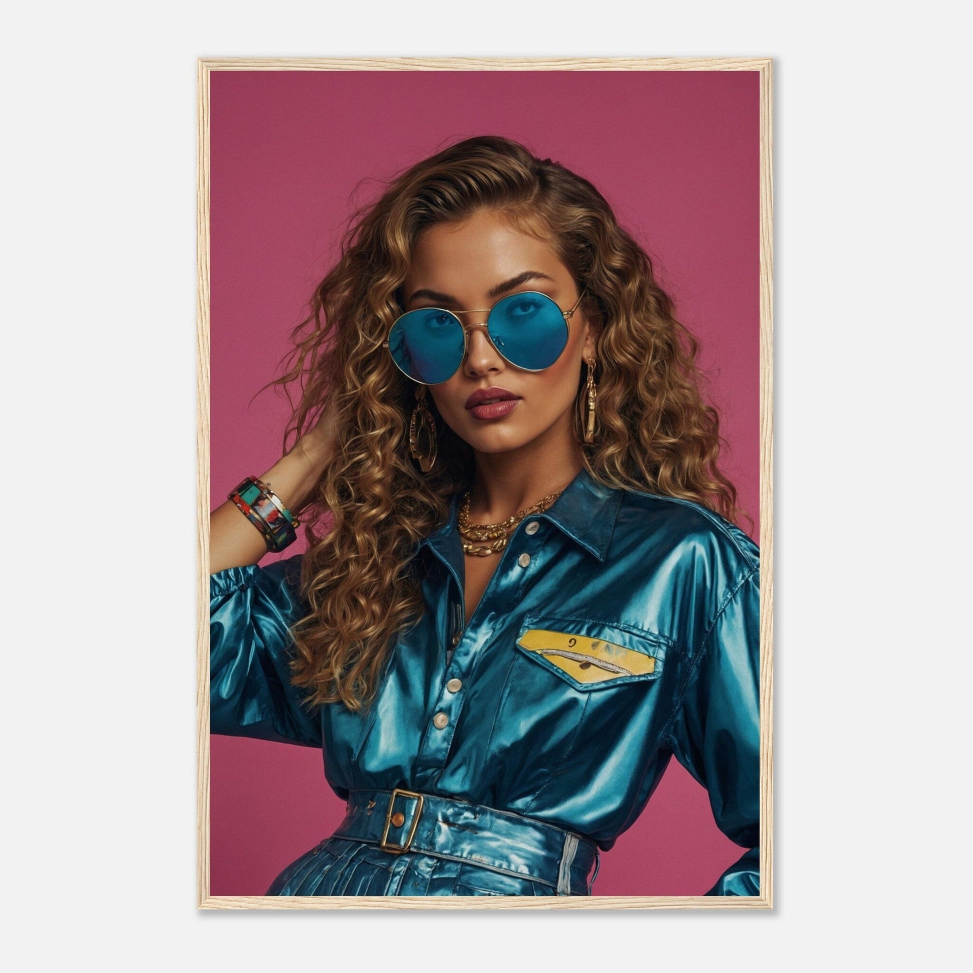 Premium Matte Paper Wooden Framed Poster - Exklusive Kunst in stilvollen Holzrahmen Print Material Modern Masterpieces 60x90 cm / 24x36″ Wood frame 