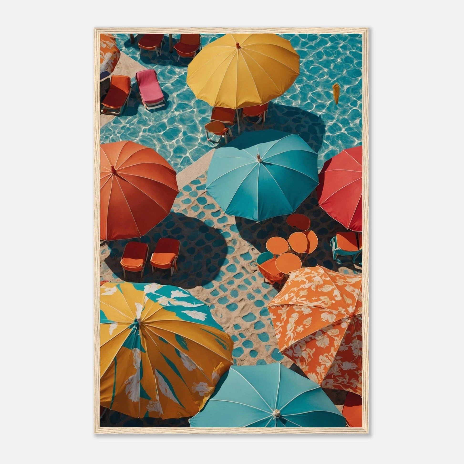 Premium Matte Paper Wooden Framed Poster - Exklusive Kunst in stilvollen Holzrahmen Print Material Modern Masterpieces 60x90 cm / 24x36″ Wood frame 