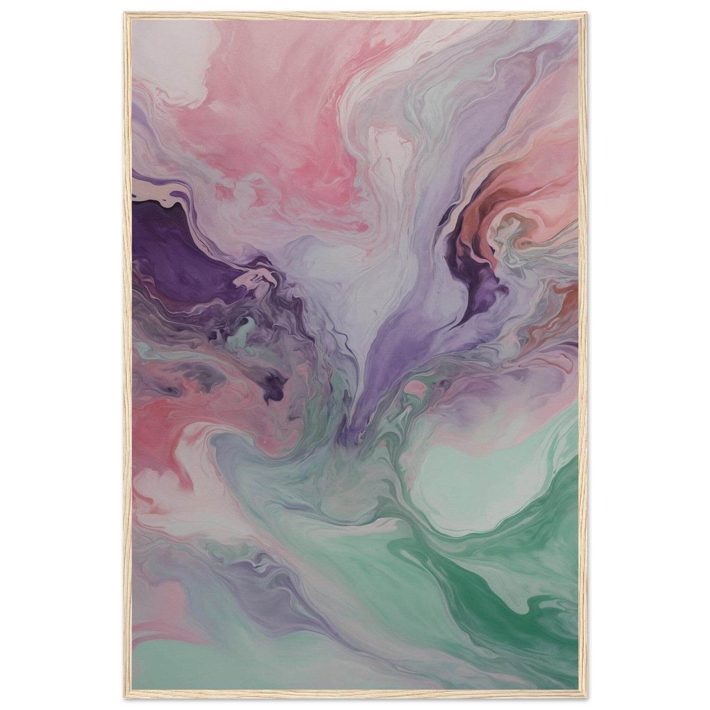 Premium Matte Paper Wooden Framed Poster - Exklusive Kunst in stilvollen Holzrahmen Print Material Modern Masterpieces 60x90 cm / 24x36″ Wood frame 
