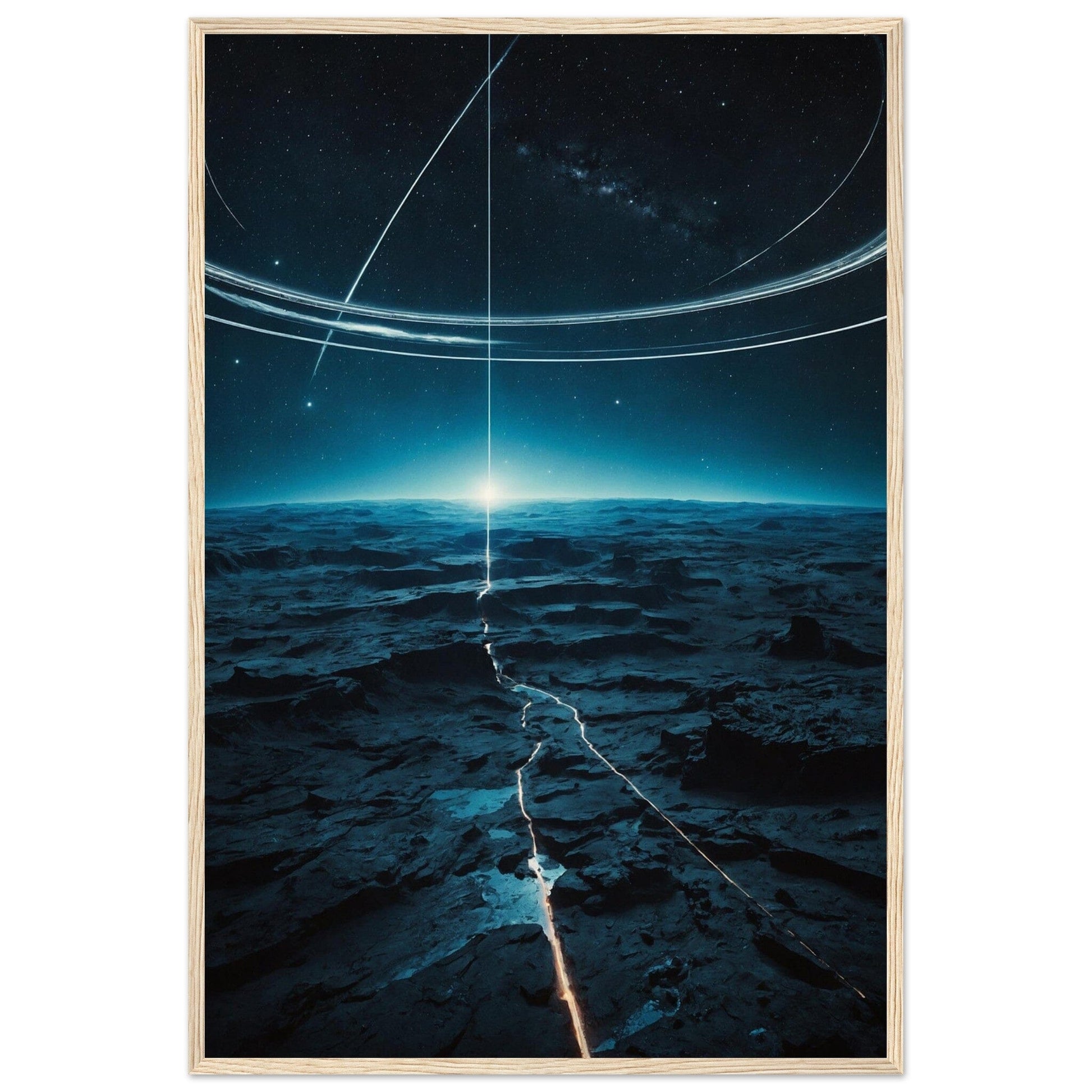 Premium Matte Paper Wooden Framed Poster - Exklusive Kunst in stilvollen Holzrahmen Print Material Modern Masterpieces 60x90 cm / 24x36″ Wood frame 