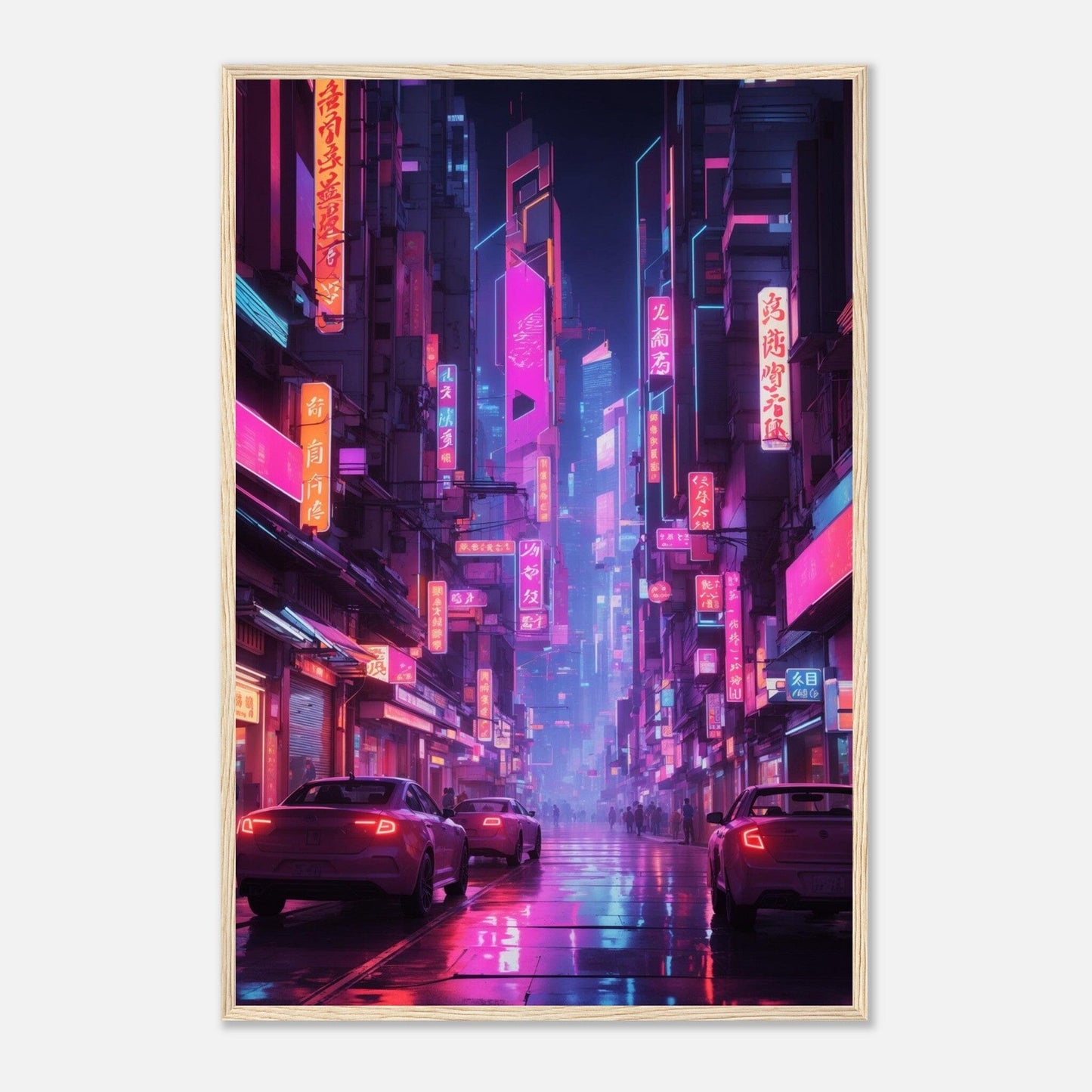Premium Matte Paper Wooden Framed Poster - Exklusive Kunst in stilvollen Holzrahmen Print Material Modern Masterpieces 60x90 cm / 24x36″ Wood frame 