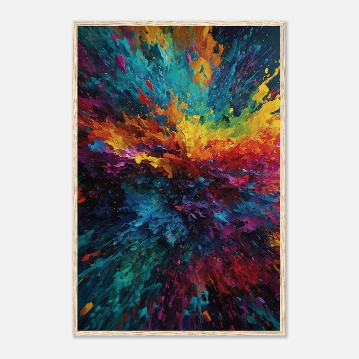 Premium Matte Paper Wooden Framed Poster - Exklusive Kunst in stilvollen Holzrahmen Print Material Modern Masterpieces 60x90 cm / 24x36″ Wood frame 