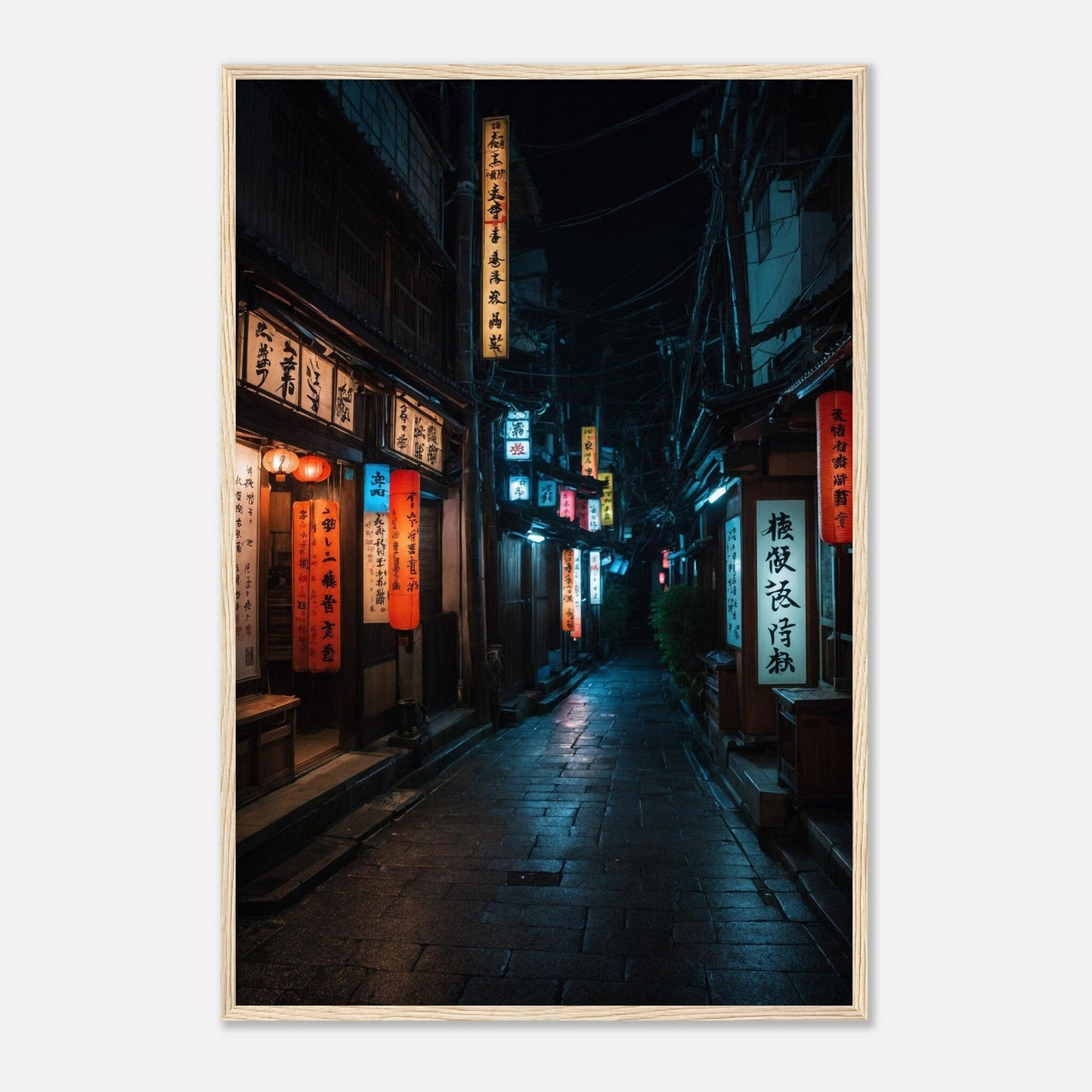 Premium Matte Paper Wooden Framed Poster - Exklusive Kunst in stilvollen Holzrahmen Print Material Modern Masterpieces 60x90 cm / 24x36″ Wood frame 