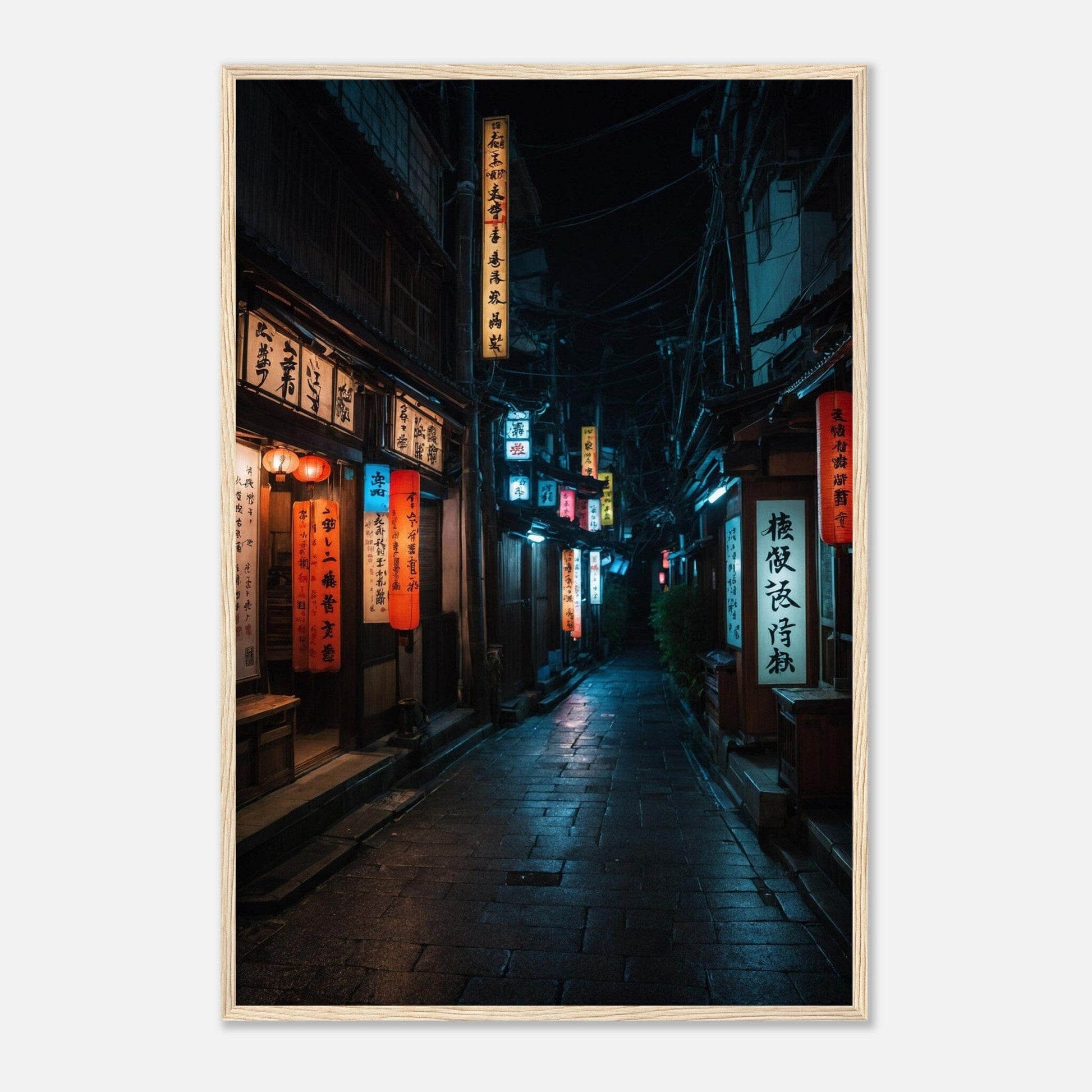 Premium Matte Paper Wooden Framed Poster - Exklusive Kunst in stilvollen Holzrahmen Print Material Modern Masterpieces 60x90 cm / 24x36″ Wood frame 