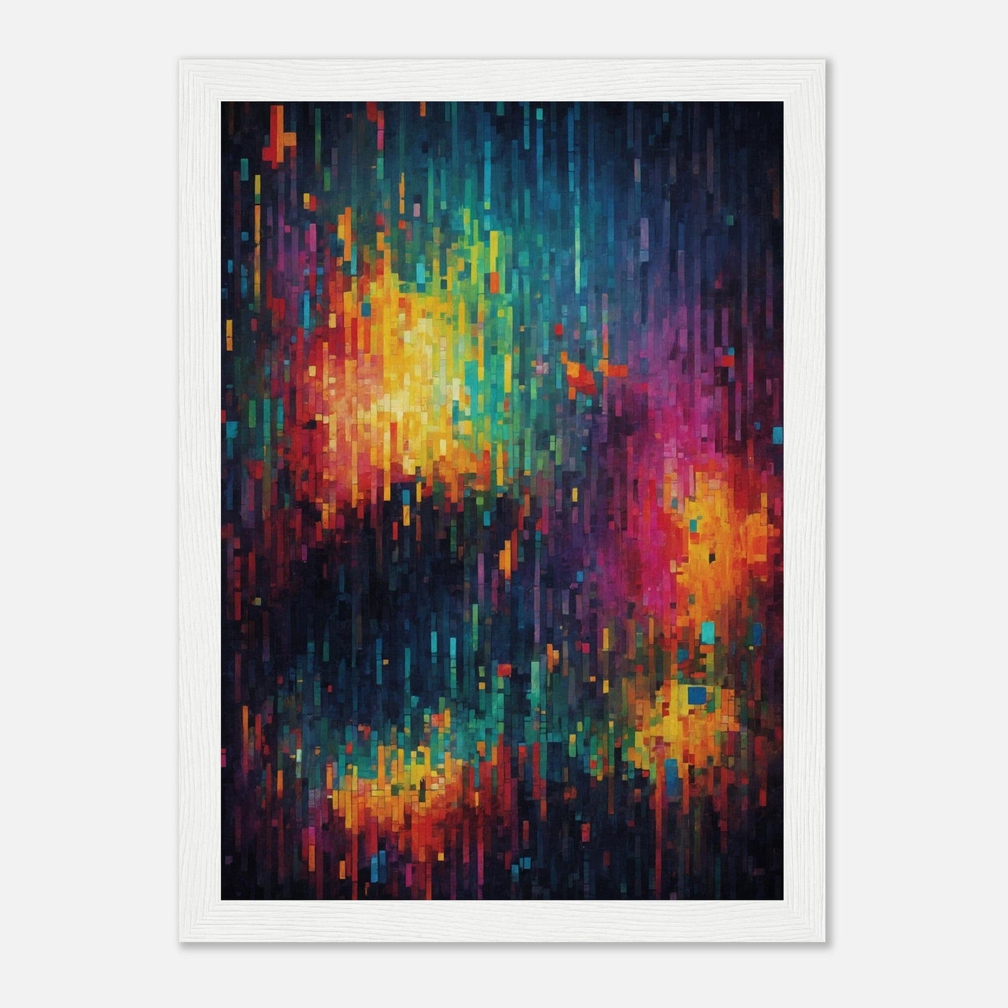Premium Matte Paper Wooden Framed Poster - Exklusive Kunst in stilvollen Holzrahmen Print Material Modern Masterpieces A4 21x29.7 cm / 8x12″ White frame 