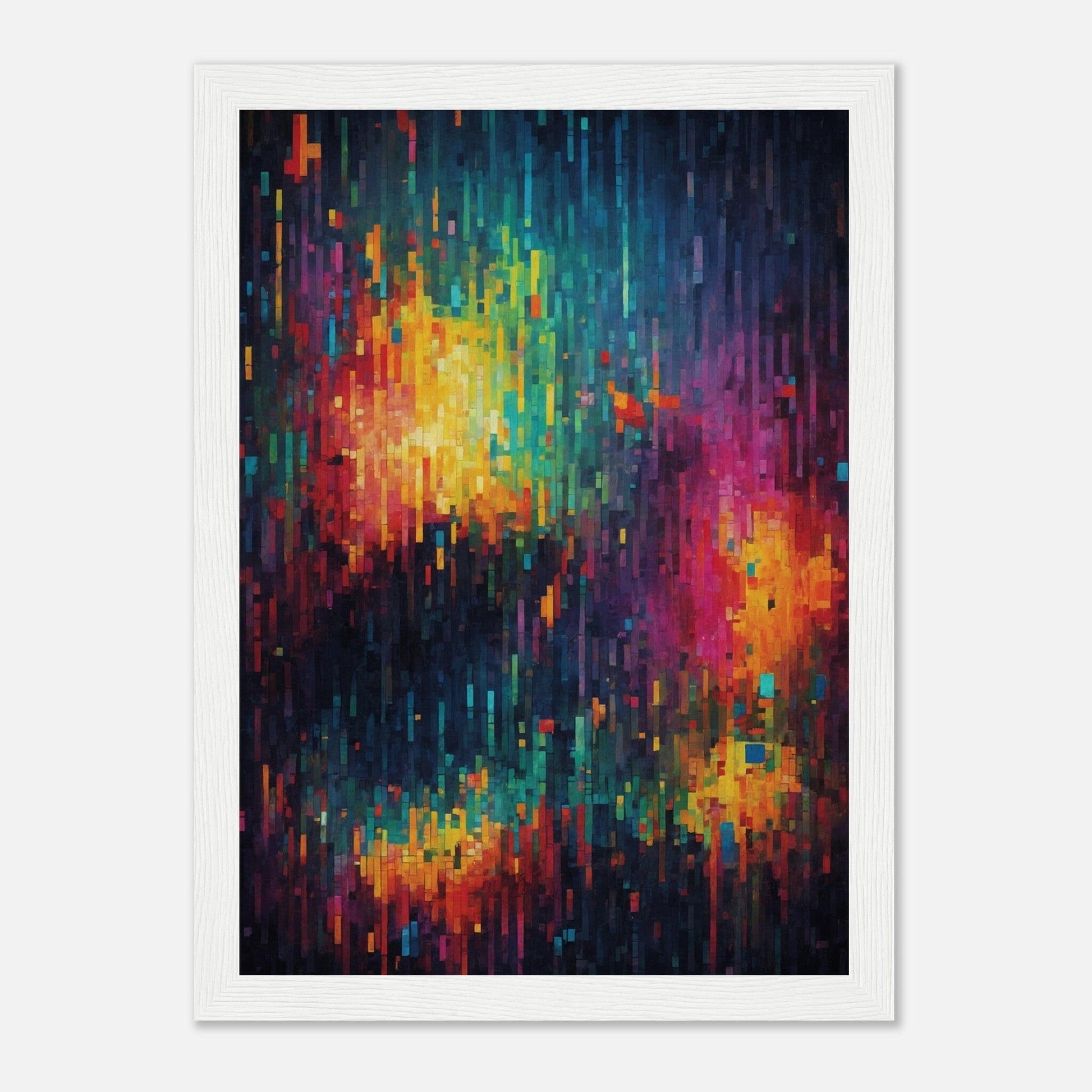 Premium Matte Paper Wooden Framed Poster - Exklusive Kunst in stilvollen Holzrahmen Print Material Modern Masterpieces A4 21x29.7 cm / 8x12″ White frame 