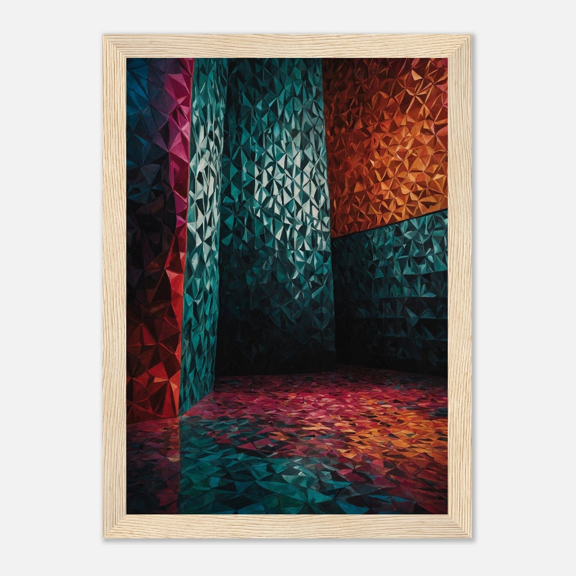 Premium Matte Paper Wooden Framed Poster - Exklusive Kunst in stilvollen Holzrahmen Print Material Modern Masterpieces A4 21x29.7 cm / 8x12″ Wood frame 