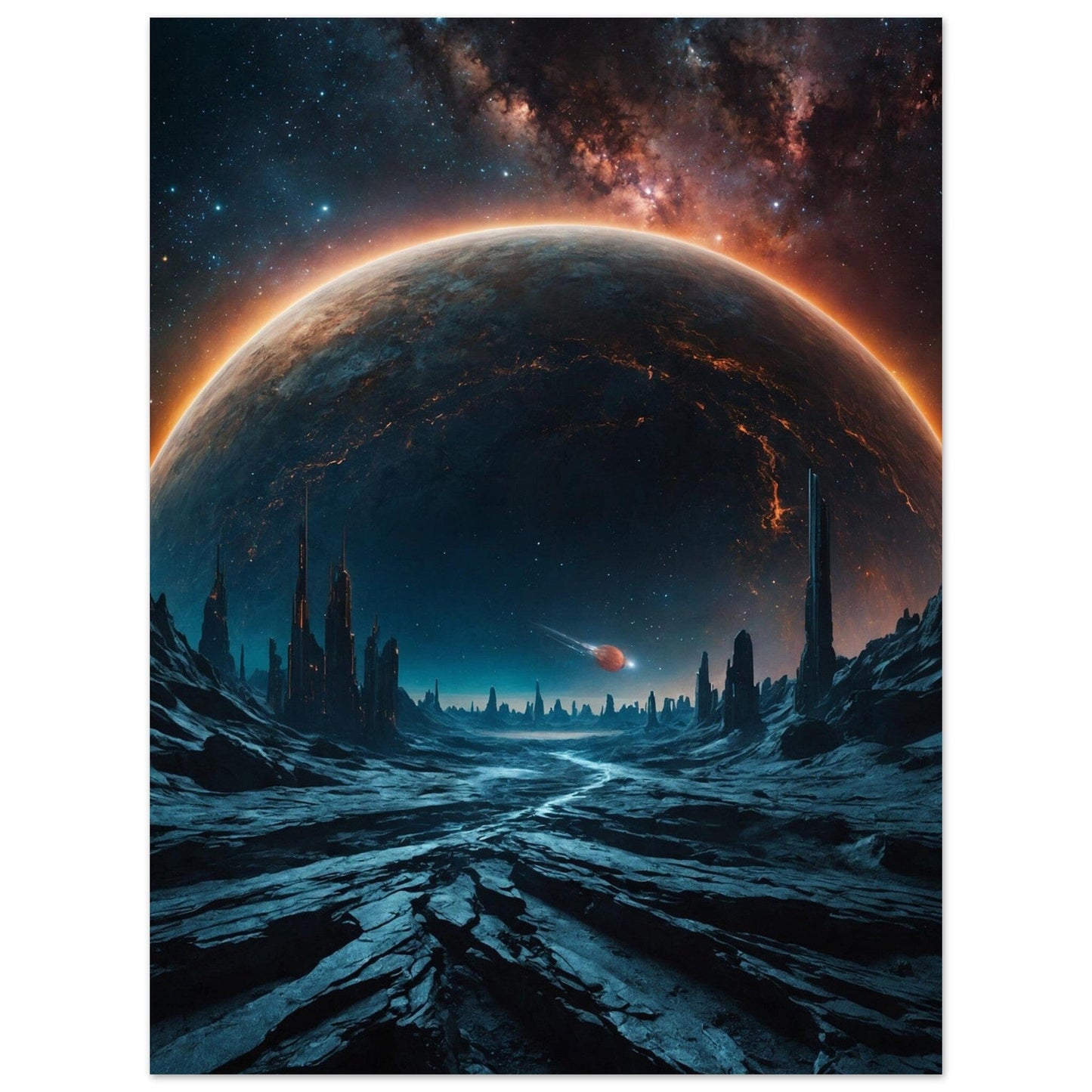 Premium Semi-Glossy Paper Poster Print Material Modern Masterpieces 15x20 cm / 6x8″ 