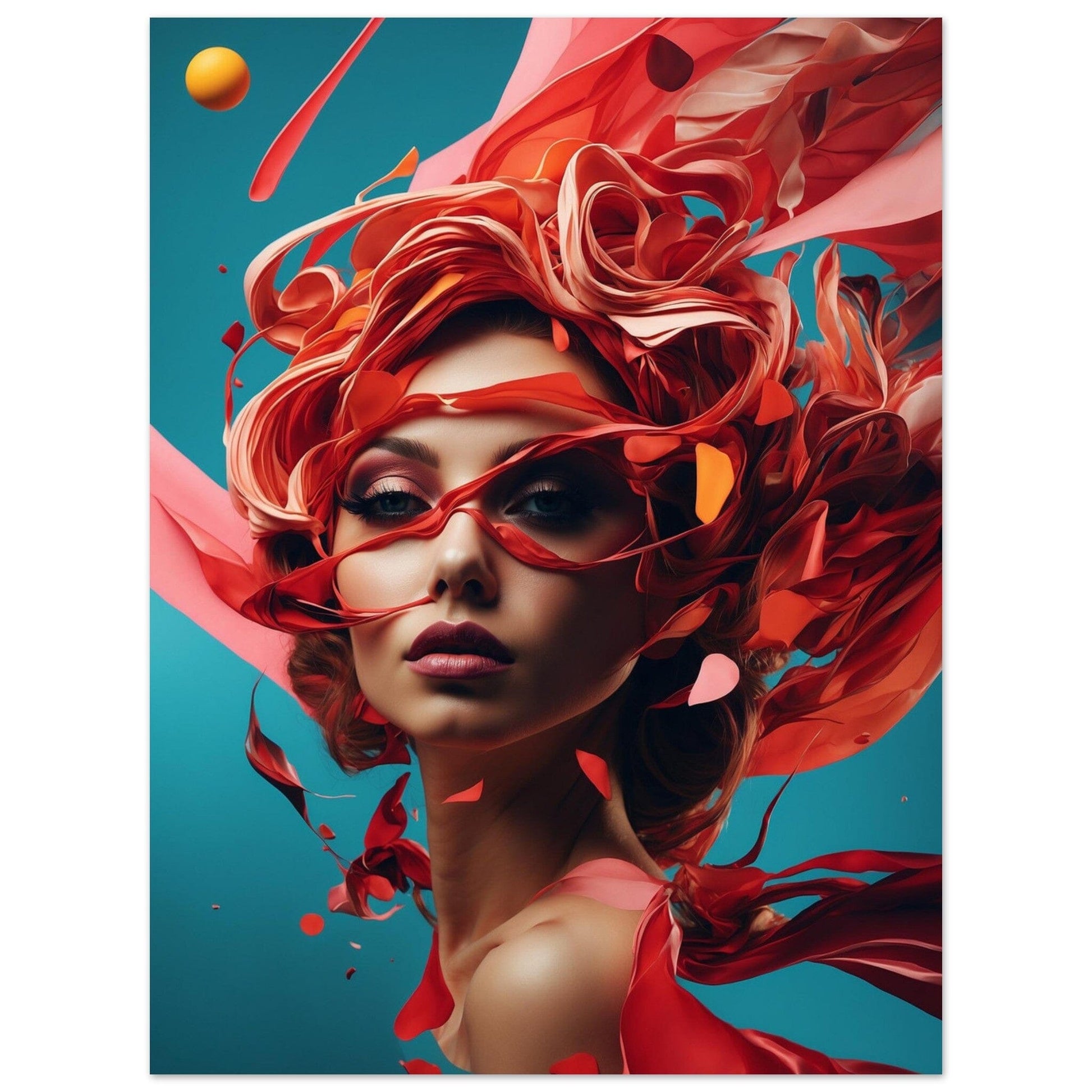 Premium Semi-Glossy Paper Poster Print Material Modern Masterpieces 15x20 cm / 6x8″ 