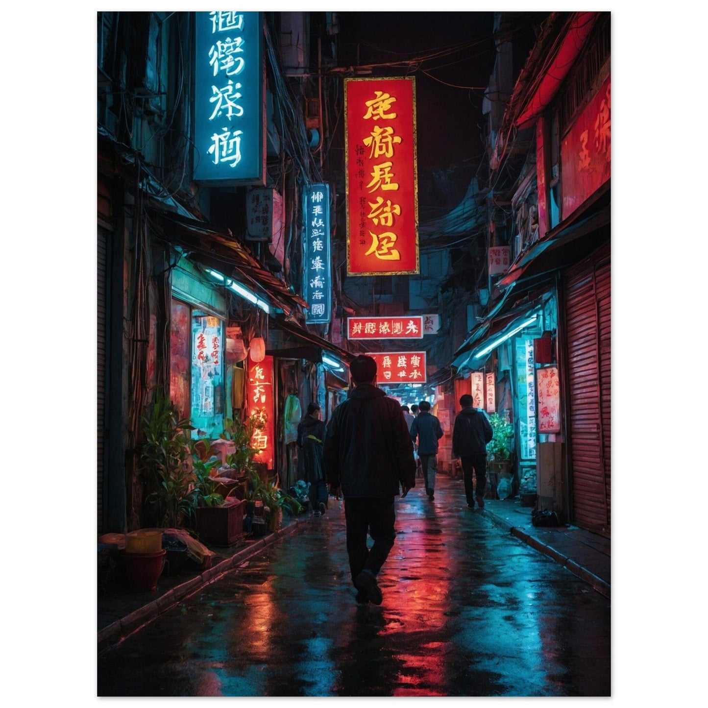 Premium Semi-Glossy Paper Poster Print Material Modern Masterpieces 15x20 cm / 6x8″ 