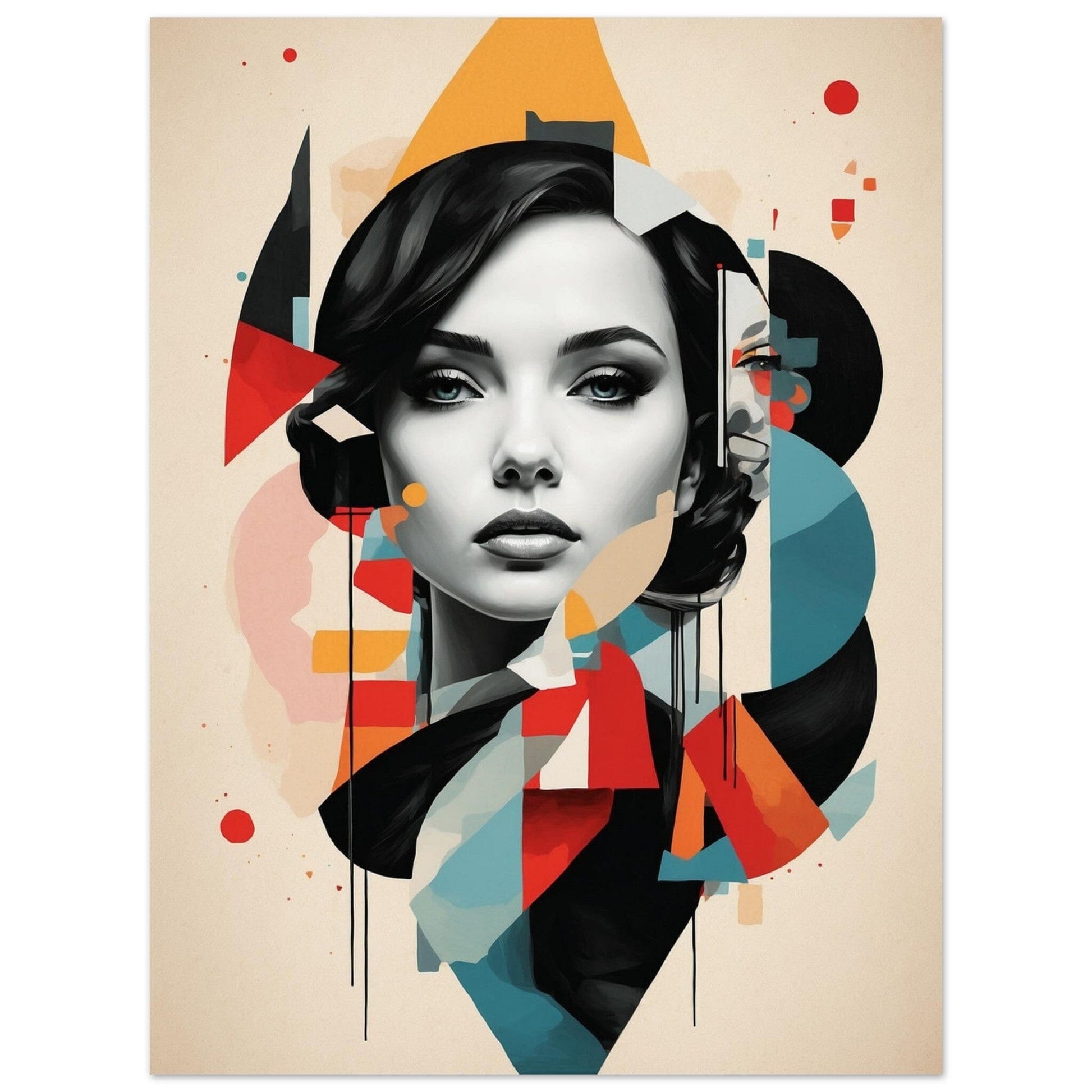 Premium Semi-Glossy Paper Poster Print Material Modern Masterpieces 15x20 cm / 6x8″ 