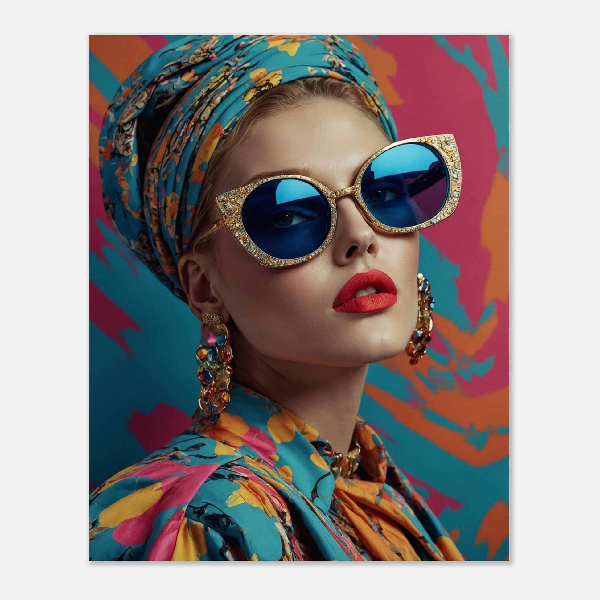 Premium Semi-Glossy Paper Poster Print Material Modern Masterpieces 20x25 cm / 8x10″ 