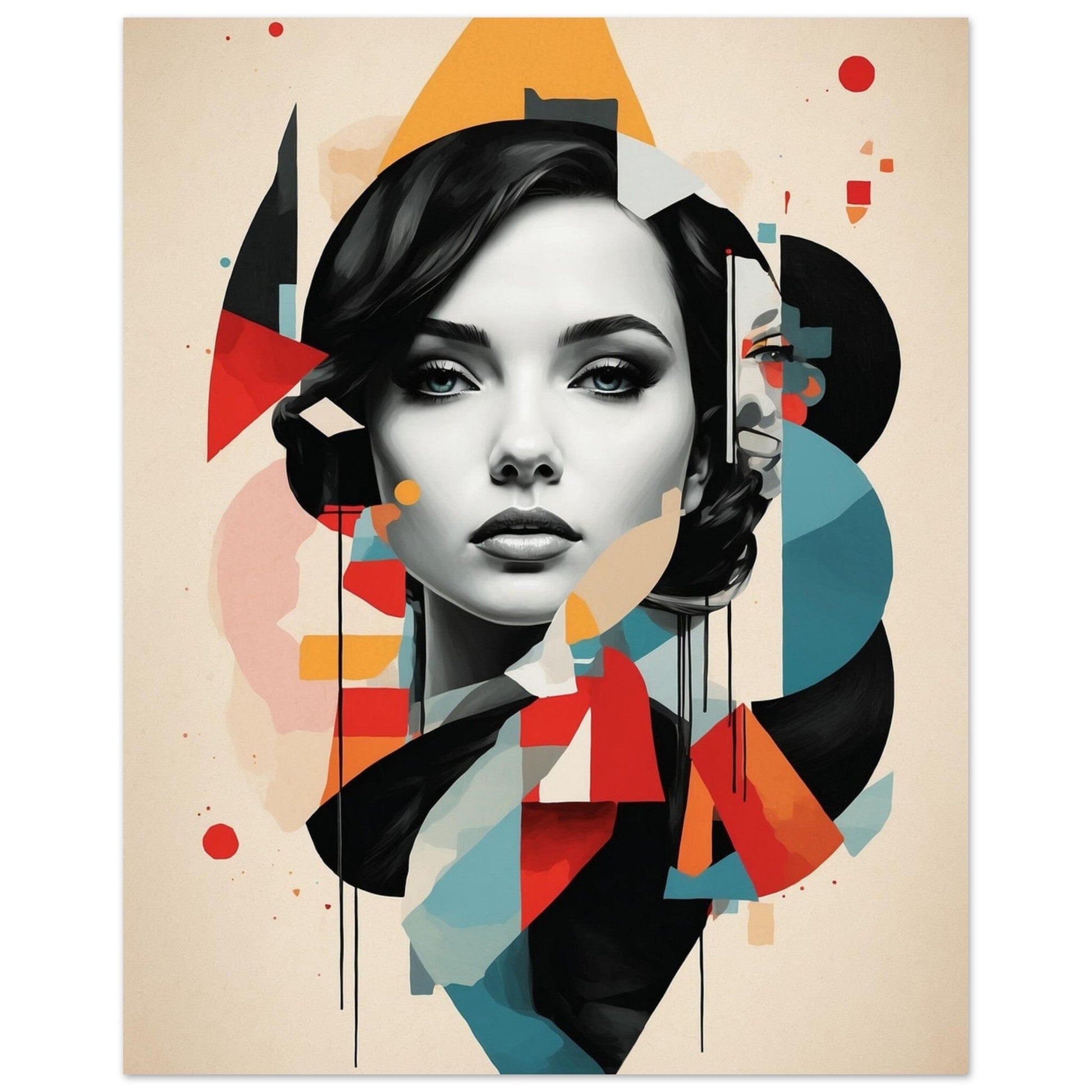 Premium Semi-Glossy Paper Poster Print Material Modern Masterpieces 20x25 cm / 8x10″ 