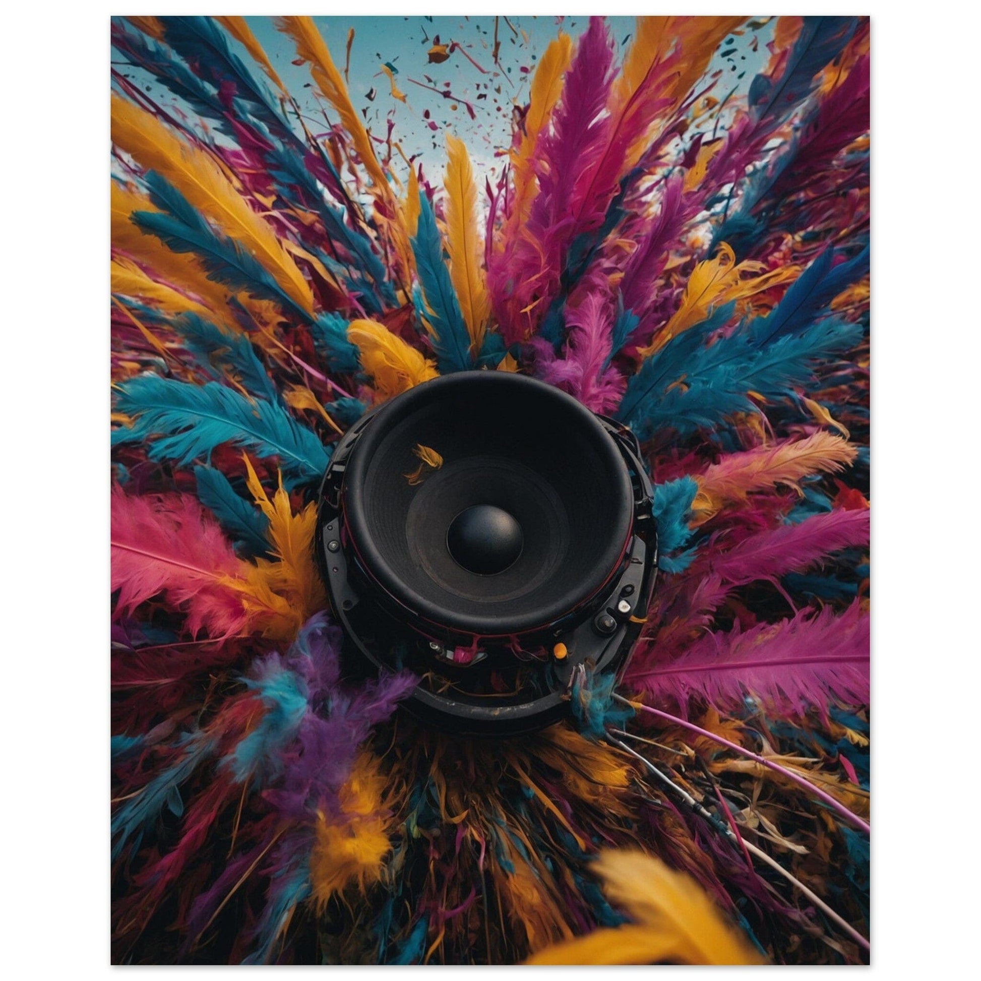 Premium Semi-Glossy Paper Poster Print Material Modern Masterpieces 20x25 cm / 8x10″ 