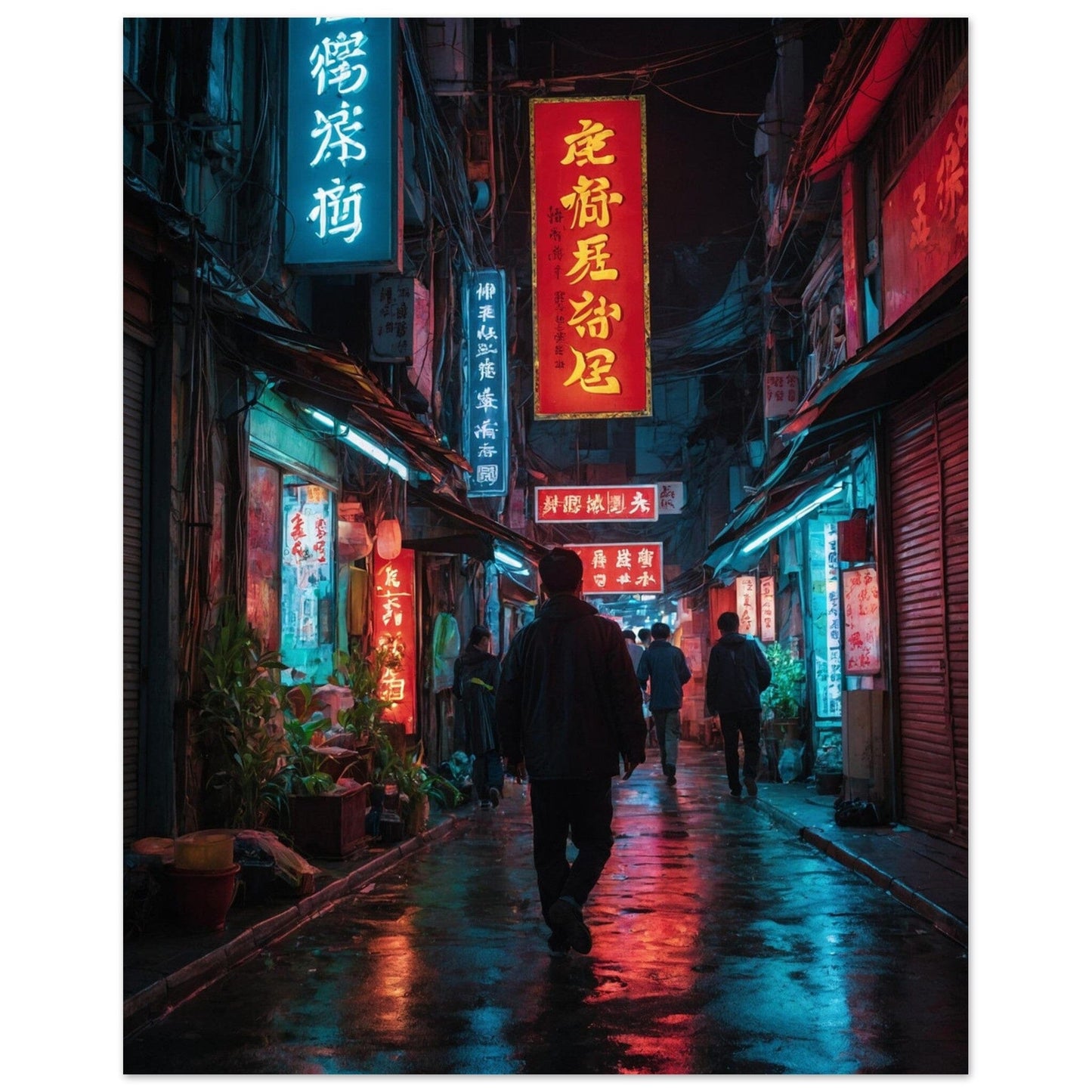 Premium Semi-Glossy Paper Poster Print Material Modern Masterpieces 20x25 cm / 8x10″ 