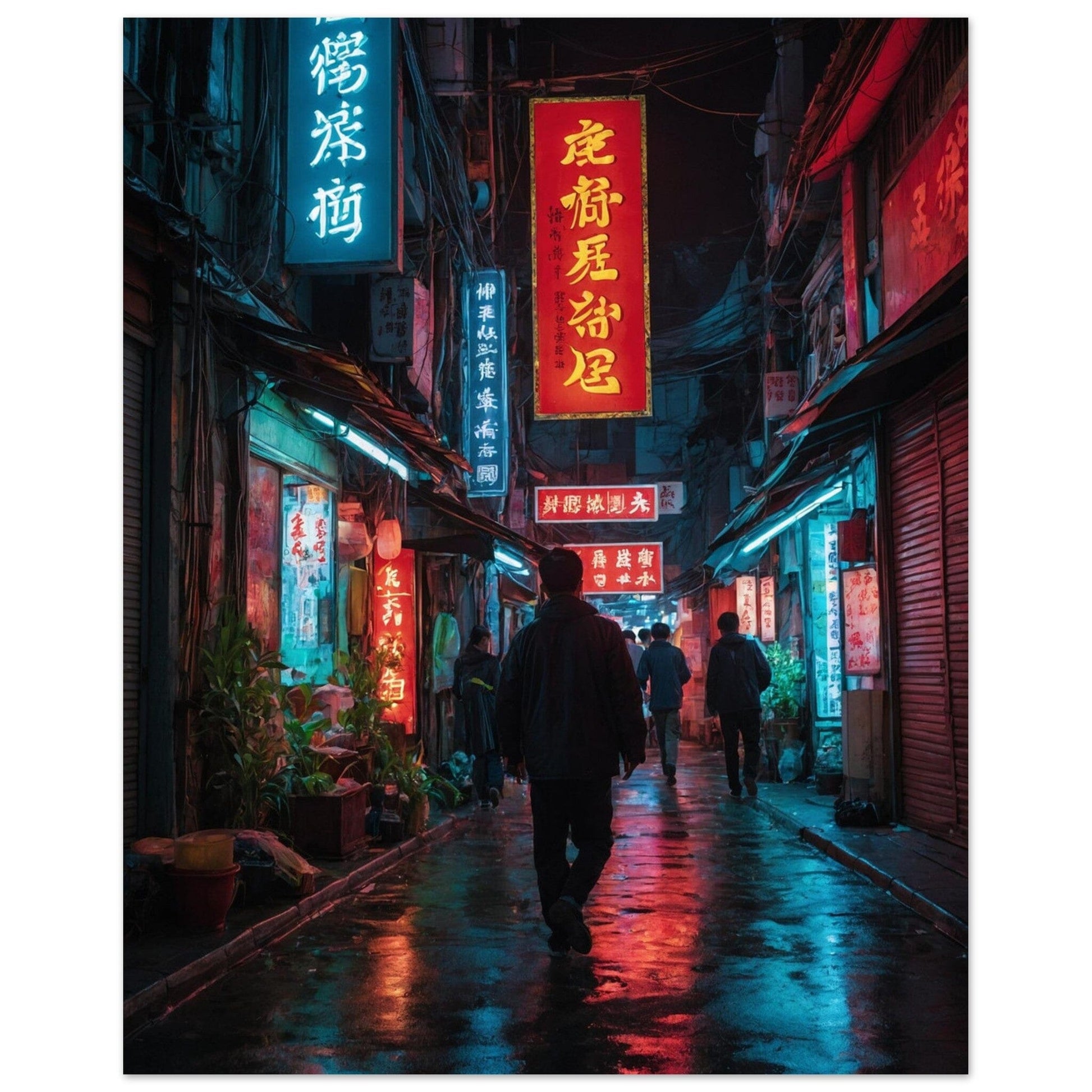 Premium Semi-Glossy Paper Poster Print Material Modern Masterpieces 20x25 cm / 8x10″ 