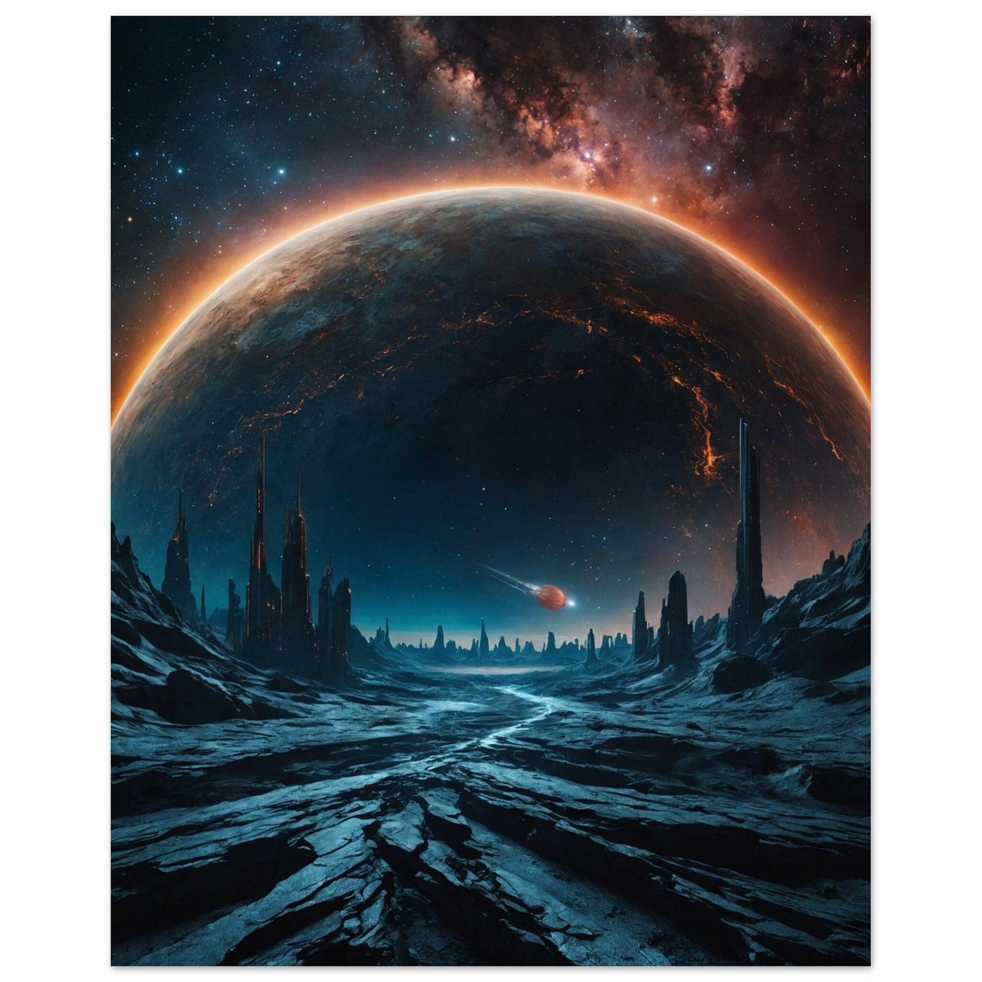 Premium Semi-Glossy Paper Poster Print Material Modern Masterpieces 20x25 cm / 8x10″ 