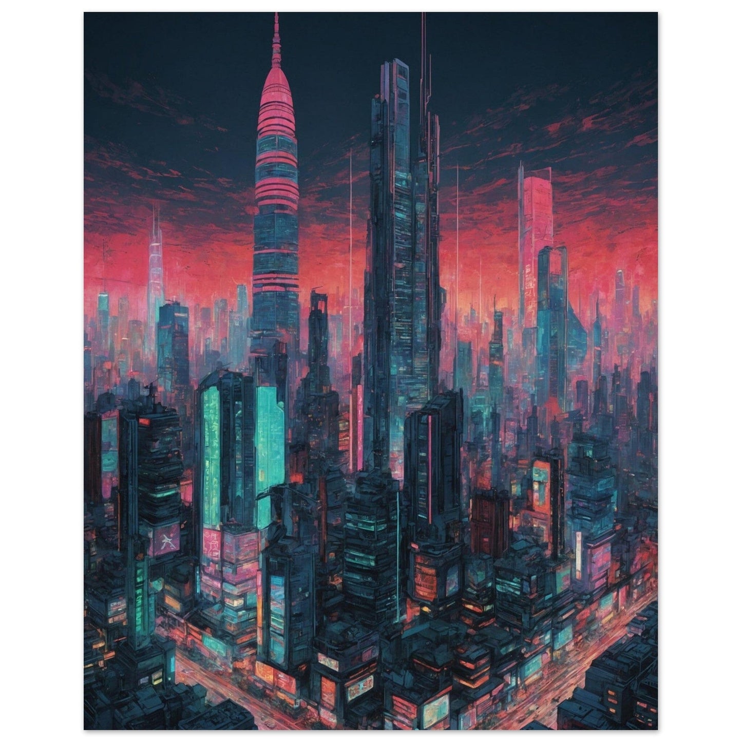 Premium Semi-Glossy Paper Poster Print Material Modern Masterpieces 20x25 cm / 8x10″ 