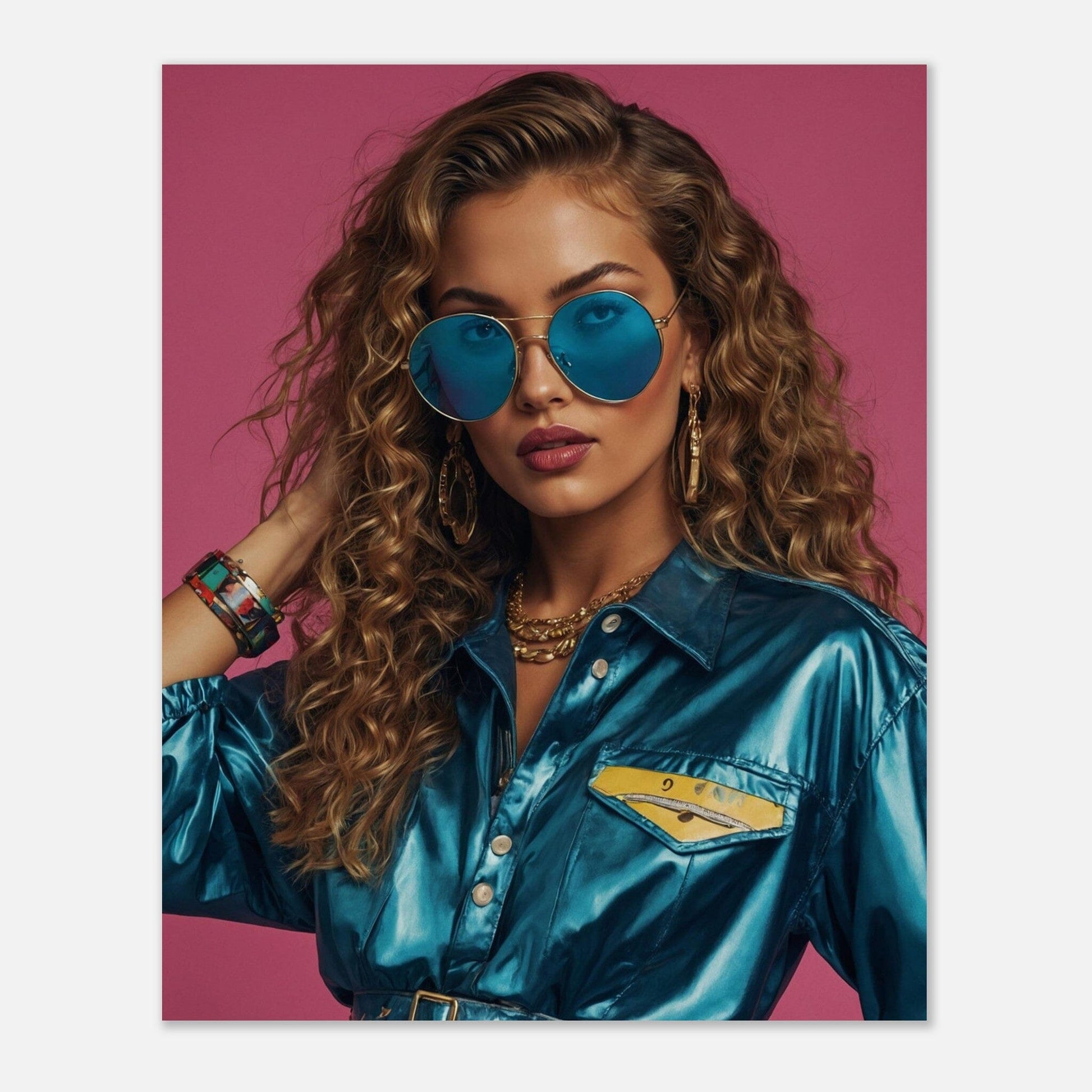 Premium Semi-Glossy Paper Poster Print Material Modern Masterpieces 20x25 cm / 8x10″ 