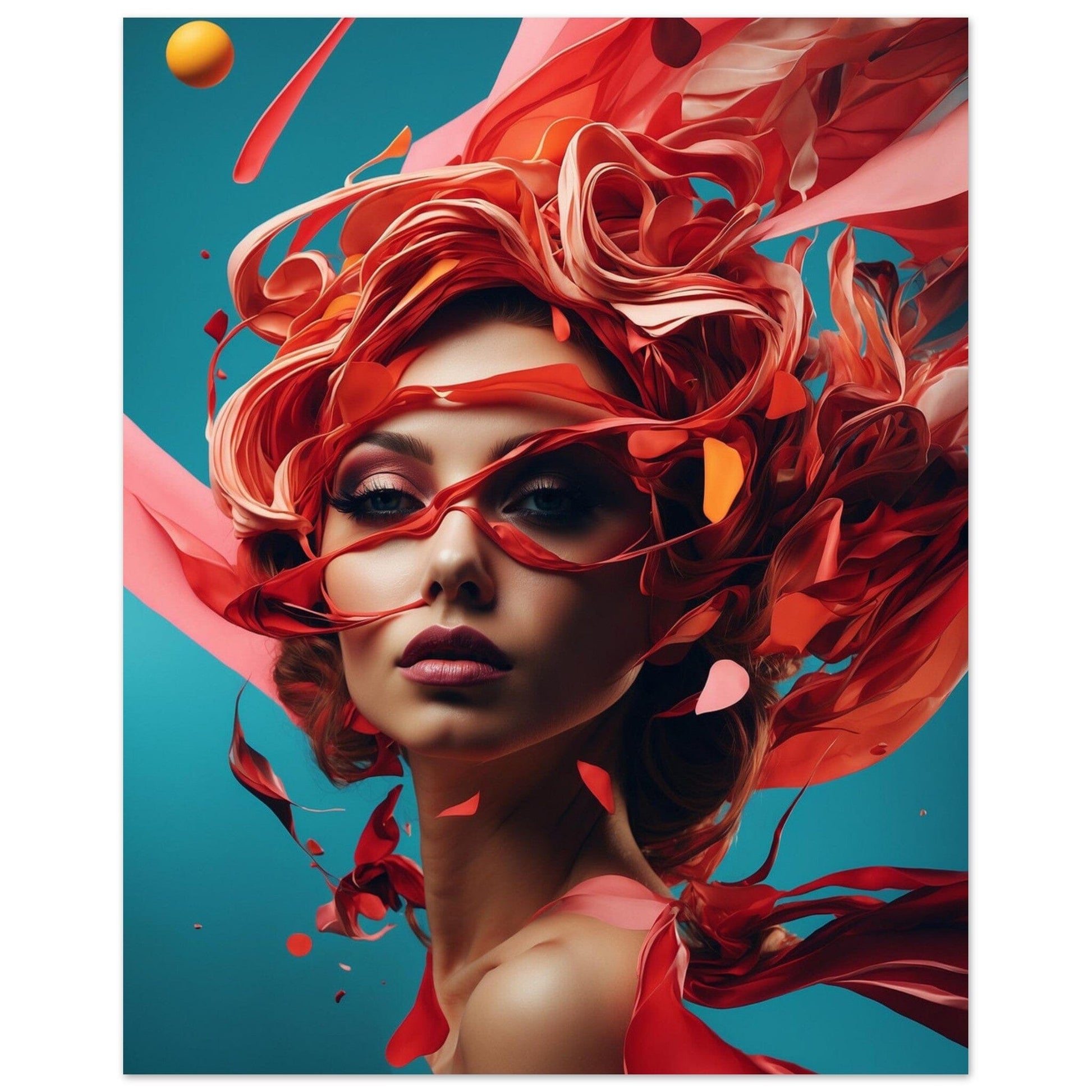 Premium Semi-Glossy Paper Poster Print Material Modern Masterpieces 20x25 cm / 8x10″ 