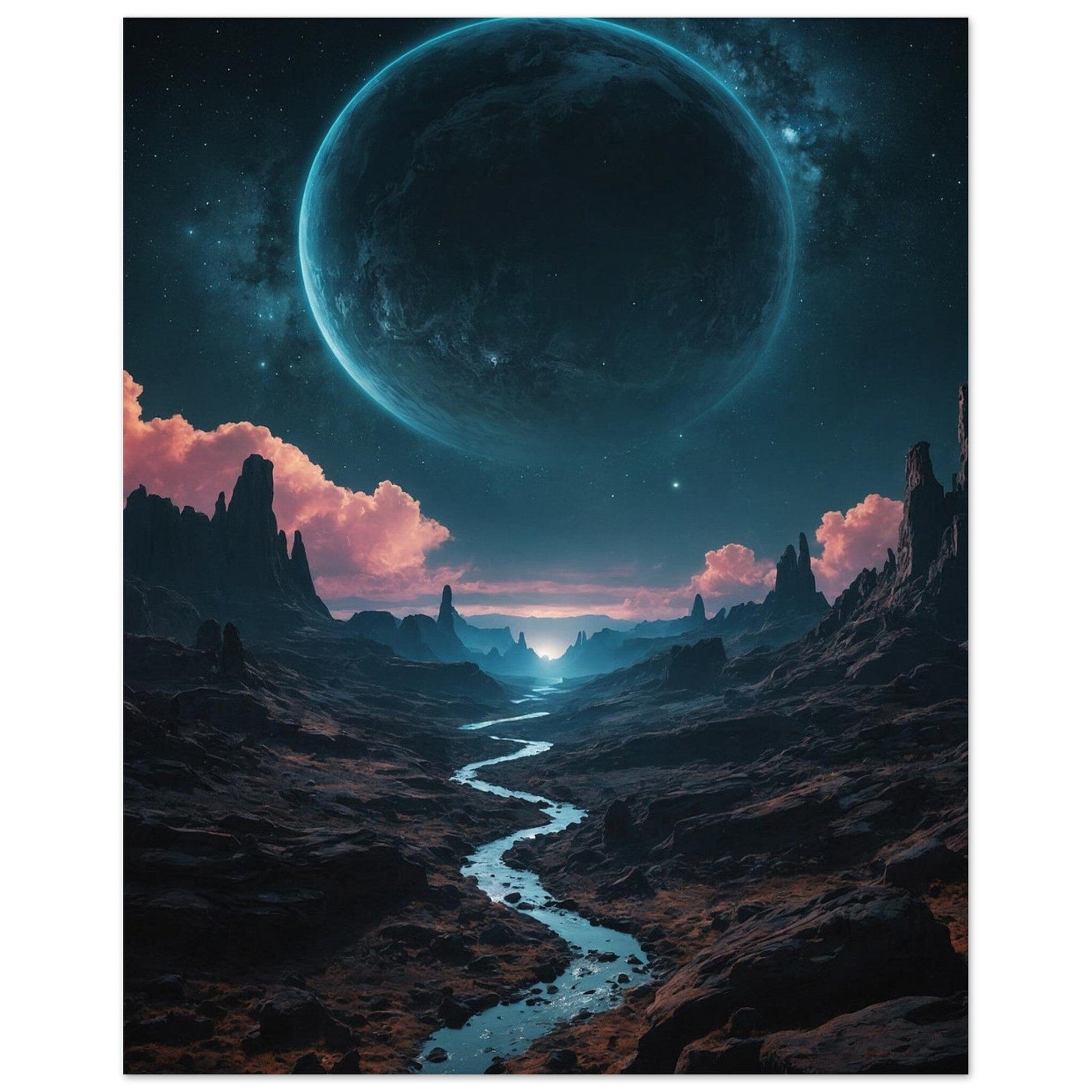 Premium Semi-Glossy Paper Poster Print Material Modern Masterpieces 20x25 cm / 8x10″ 