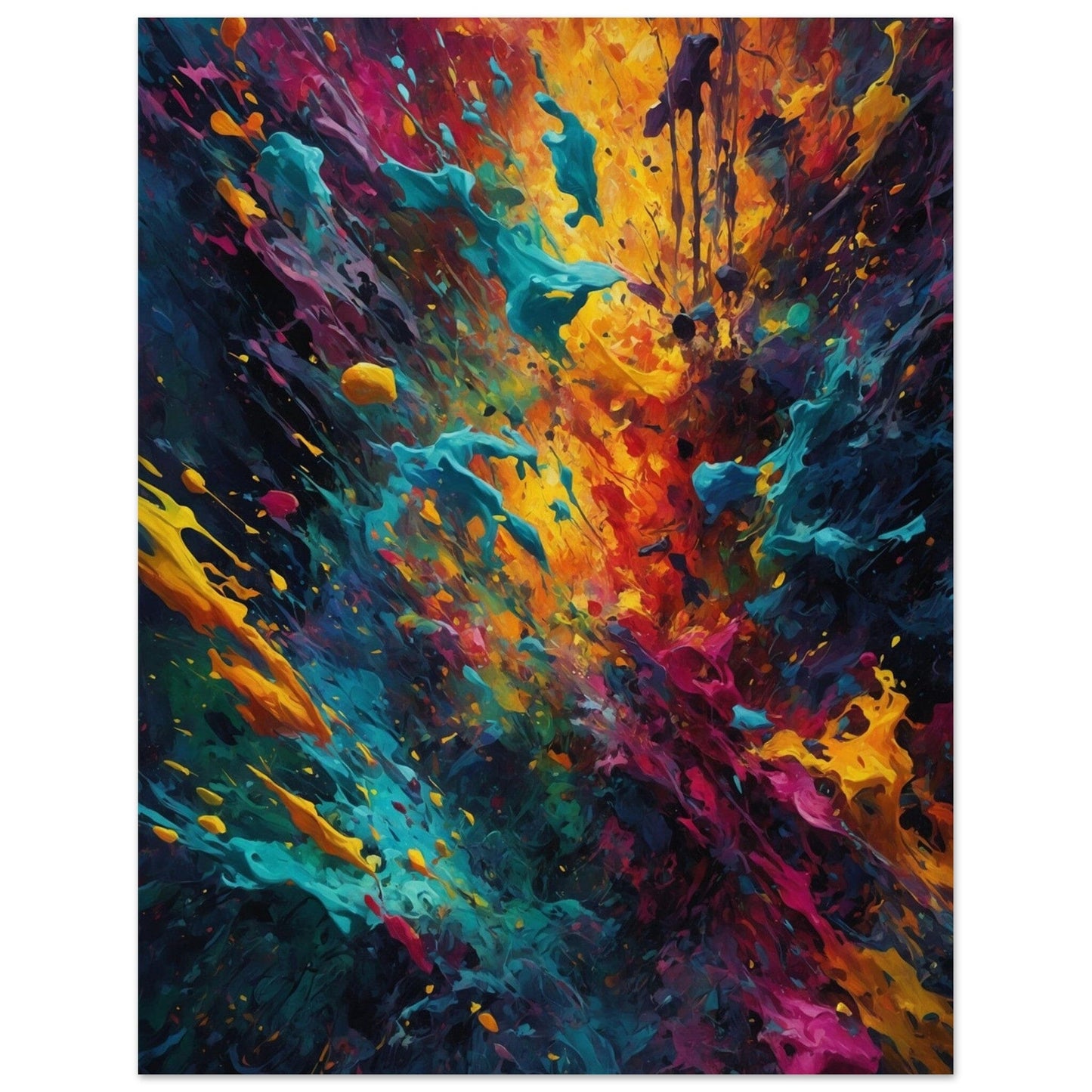 Premium Semi-Glossy Paper Poster Print Material Modern Masterpieces 27x35 cm / 11x14″ 