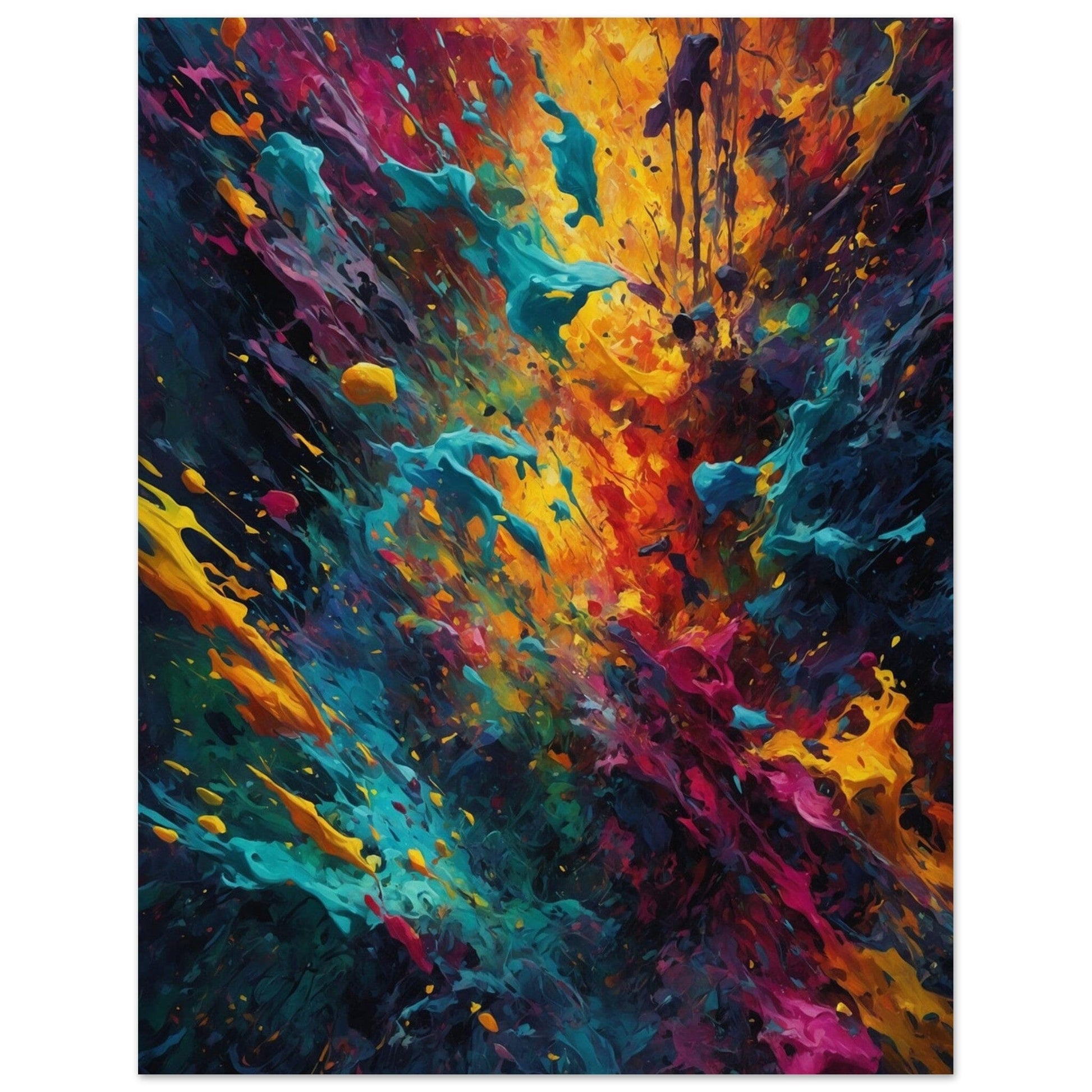 Premium Semi-Glossy Paper Poster Print Material Modern Masterpieces 27x35 cm / 11x14″ 