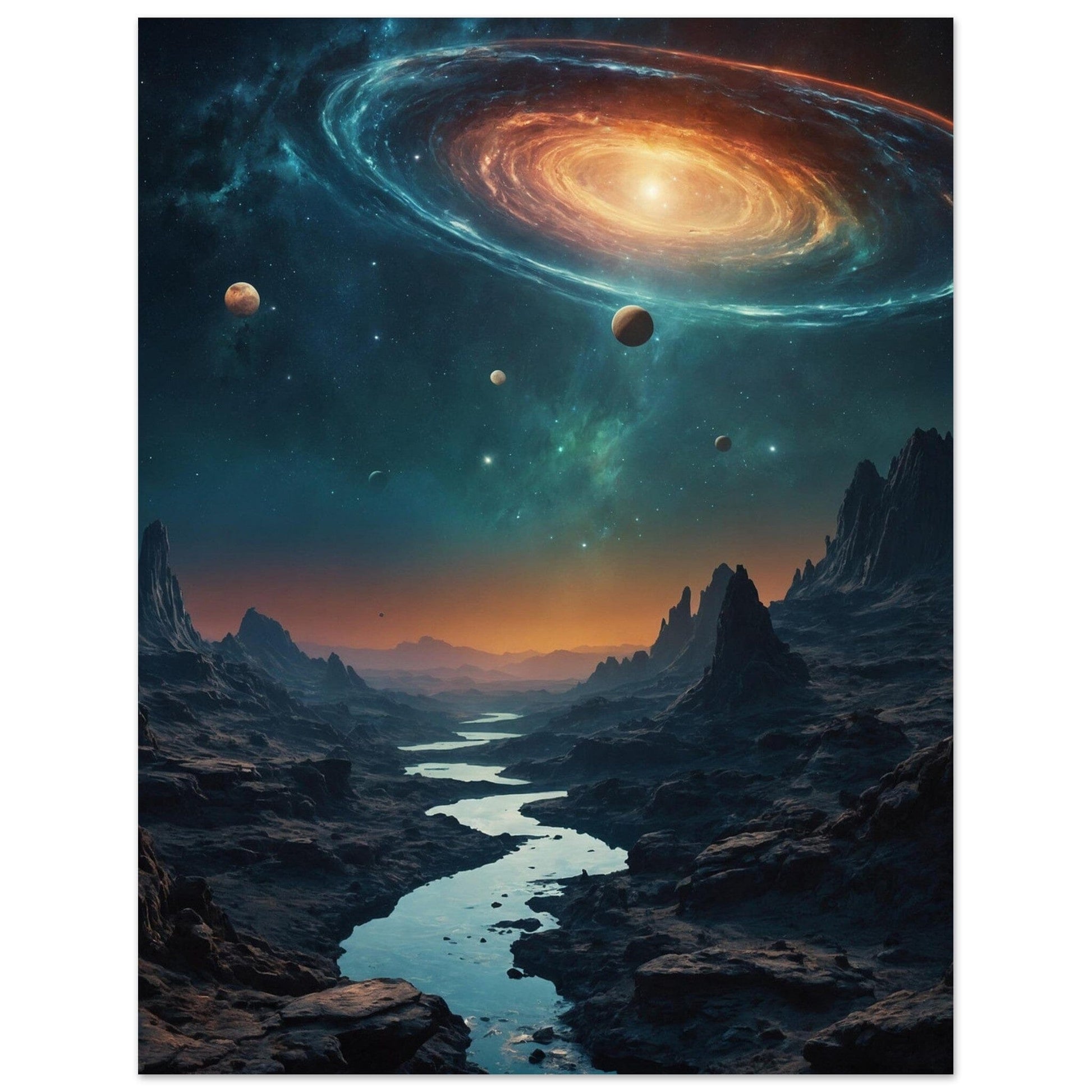 Premium Semi-Glossy Paper Poster Print Material Modern Masterpieces 27x35 cm / 11x14″ 
