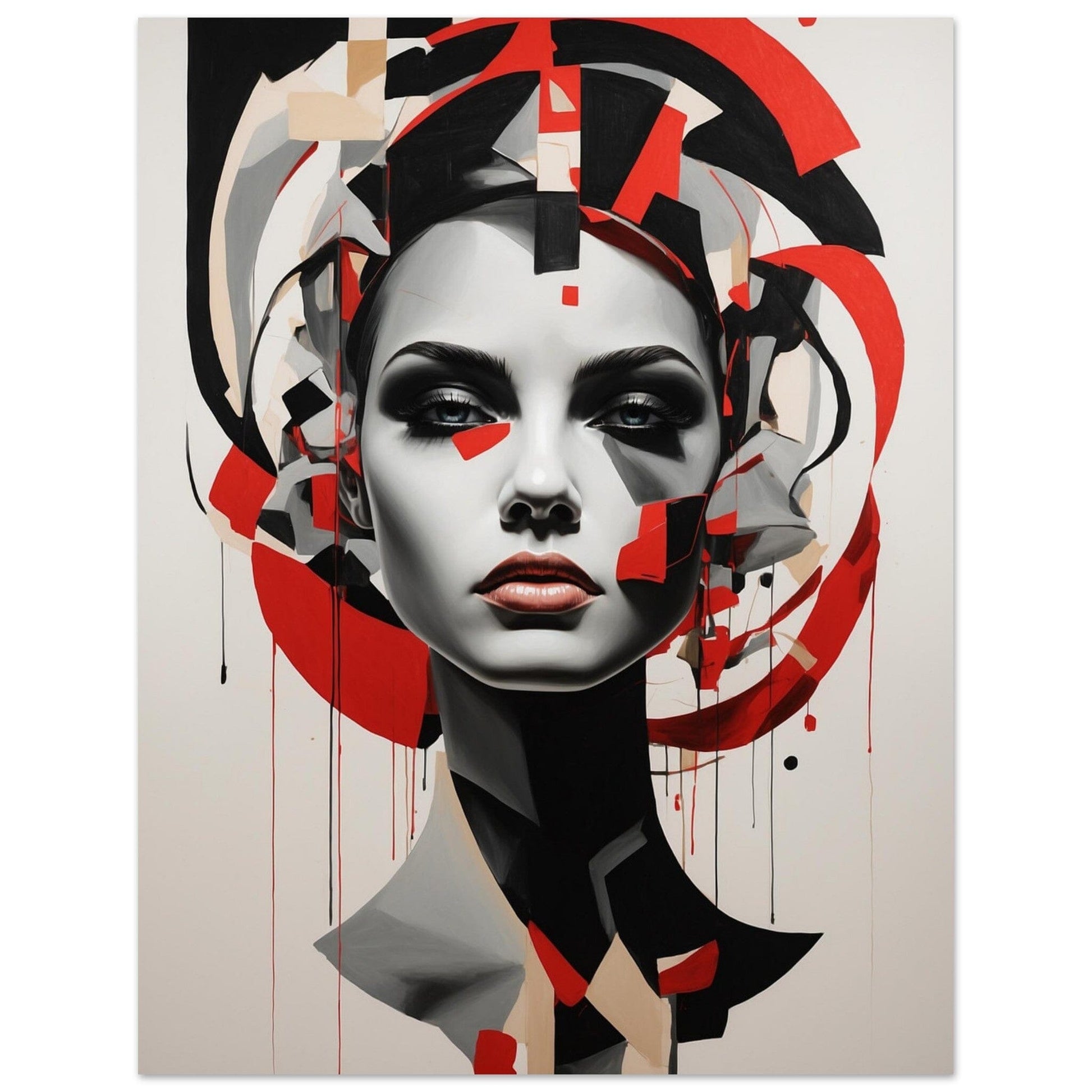 Premium Semi-Glossy Paper Poster Print Material Modern Masterpieces 27x35 cm / 11x14″ 
